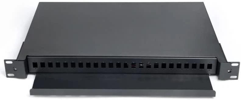 جعبه ترمینال فیبر نوری 24 پورت، پچ پنل فیبر نوری SC FC LC Pigtail ODF (اندازه: جعبه خالی)