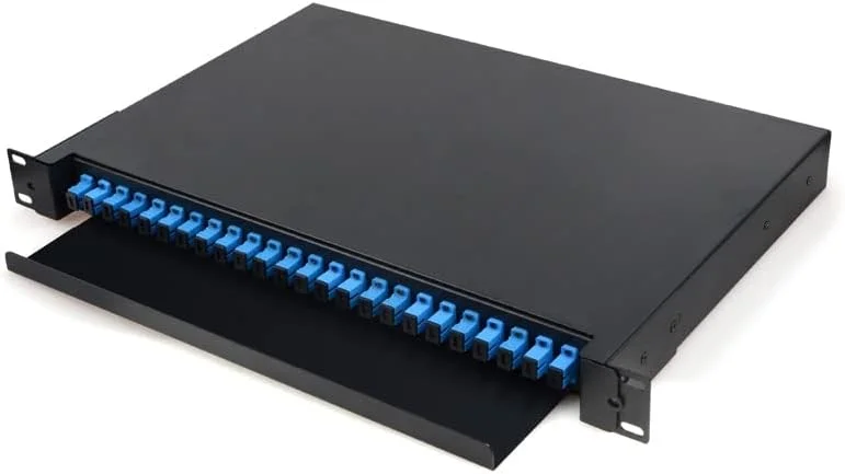 جعبه ترمینال فیبر نوری 24 پورت، پچ پنل فیبر نوری SC FC LC Pigtail ODF (اندازه: جعبه خالی) جعبه ترمینال فیبر نوری 24 پورت، پچ پنل فیبر نوری SC FC LC Pigtail ODF (اندازه: جعبه خالی)