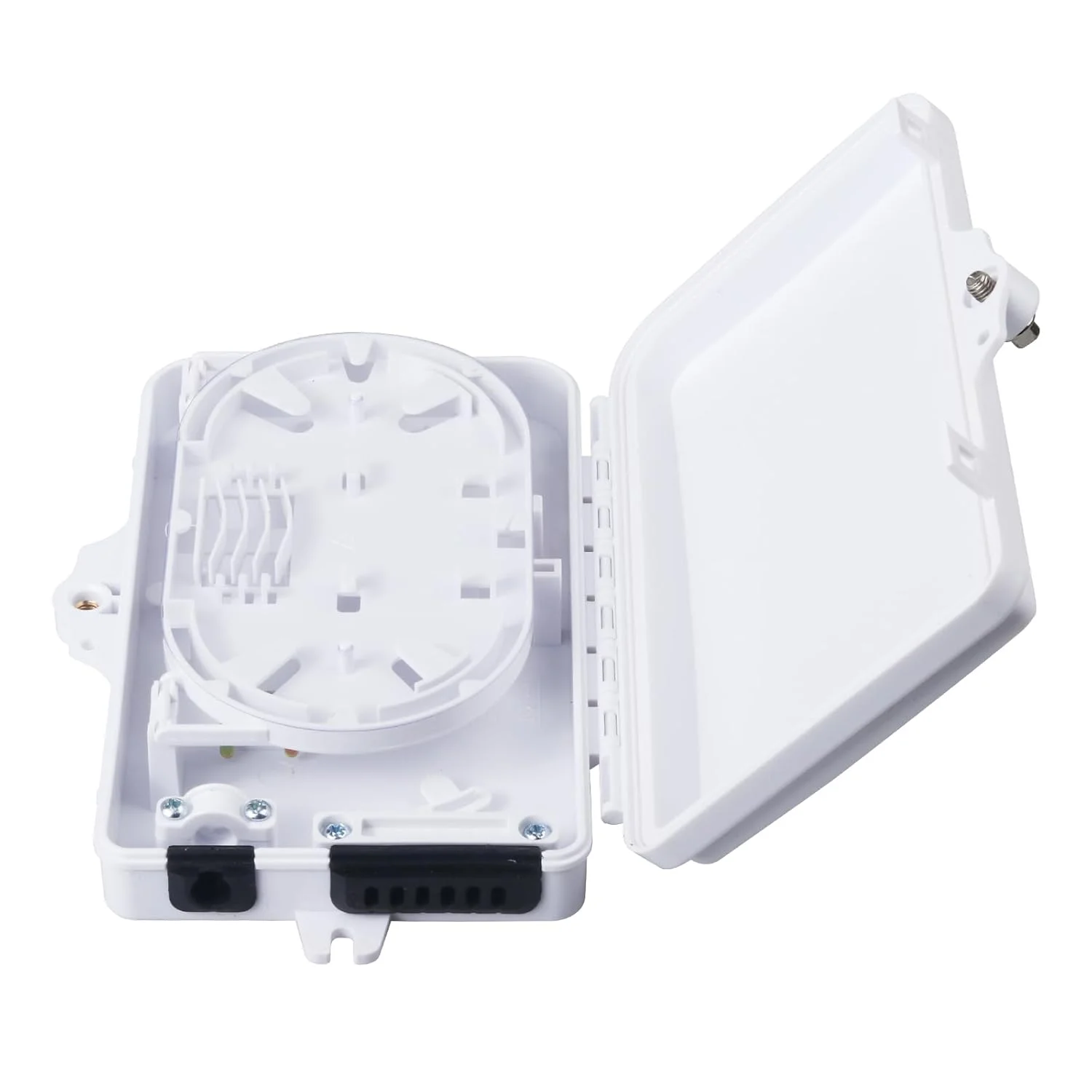 جعبه ترمینال فیبر نوری 6 هسته ای، محفظه توزیع فیبر نوری FTTH، لوازم جانبی فیبر نوری، 20.5 x 13.5 x 4 سانتیمتر جعبه ترمینال فیبر نوری 6 هسته ای، محفظه توزیع فیبر نوری FTTH، لوازم جانبی فیبر نوری، 20.5 x 13.5 x 4 سانتیمتر