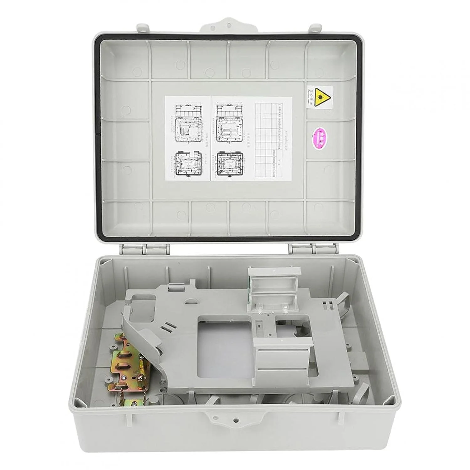 جعبه ترمینال فیبر نوری دیواری GAESHOW، 16 کاناله، پلاستیکی، جعبه تقسیم نوری 1 به 16، جعبه ترمینال نوری