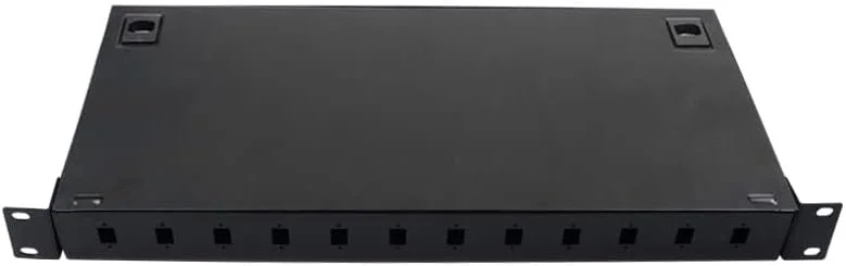 باکس توزیع فیبر نوری 12 پورت SC FC LC پیگتیل ODF 1U جعبه ترمینال فیبر نوری (رنگ: جعبه خالی SC)