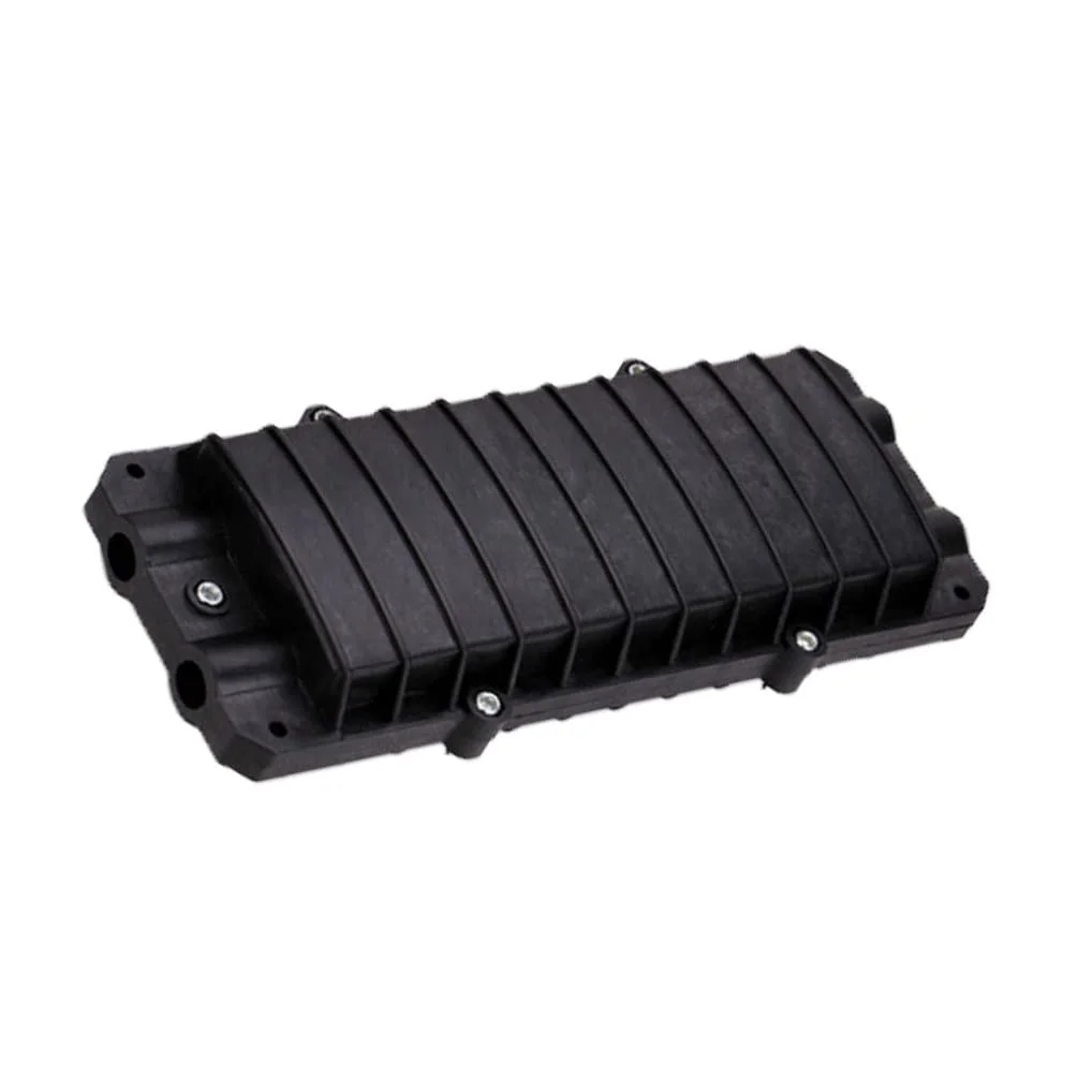 جعبه اتصال فیبر نوری، محفظه اتصال کابل فیبر نوری 2 ورودی 2 خروجی 12 هسته ای برای داخل و خارج ساختمان