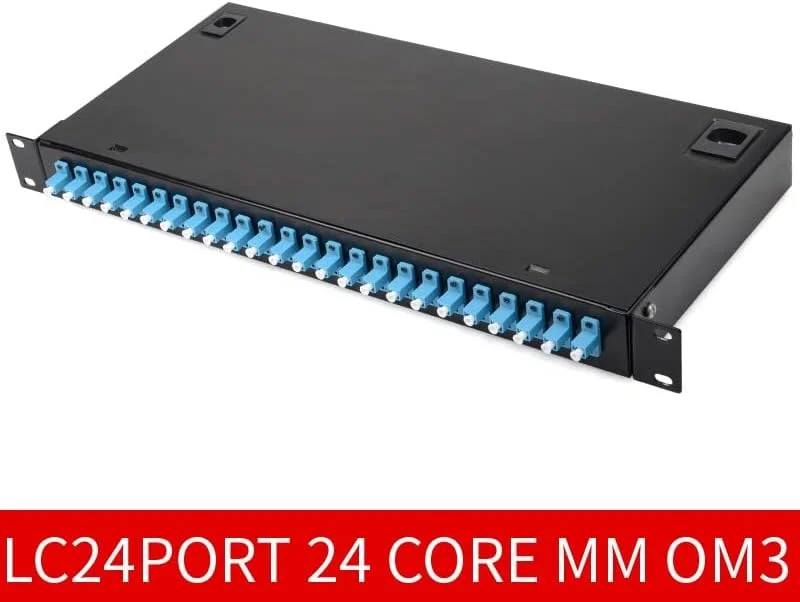 پچ پنل فیبر نوری 12 پورت 24 هسته ای LC OM3 OM2 OM1 چند حالته پیگتیل ODF 1U جعبه ترمینال فیبر نوری توزیع فیبر نوری (رنگ: 12 پورت 24 هسته ای LC OM3) پچ پنل فیبر نوری 12 پورت 24 هسته ای LC OM3 OM2 OM1 چند حالته پیگتیل ODF 1U جعبه ترمینال فیبر نوری توزیع فیبر نوری (رنگ: 12 پورت 24 هسته ای LC OM3)