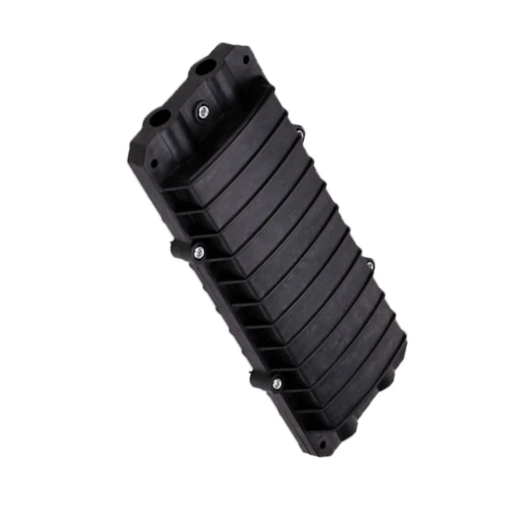 جعبه اتصال فیبر نوری، محفظه اتصال کابل فیبر نوری 2 ورودی 2 خروجی 12 هسته ای برای داخل و خارج ساختمان