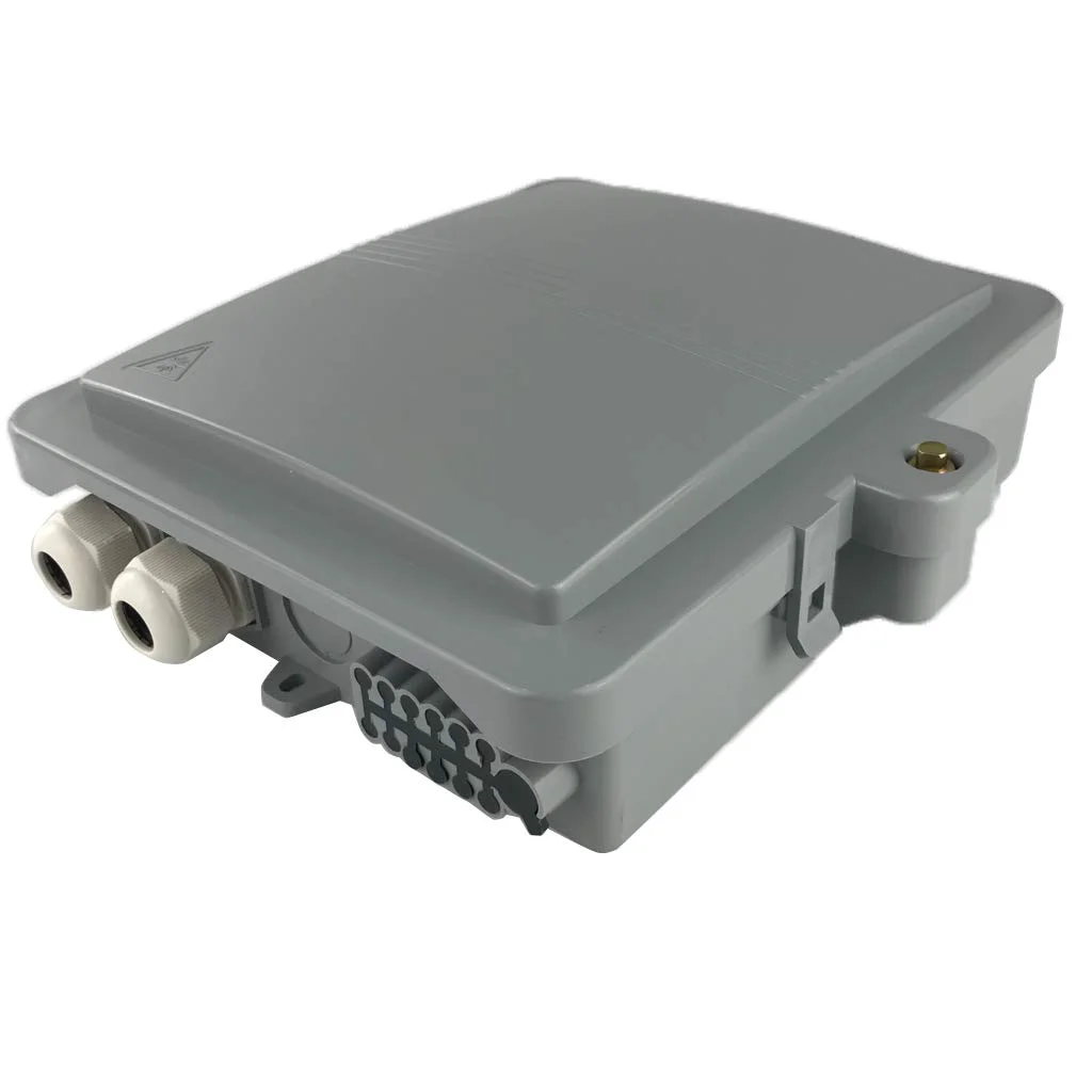 جعبه تقسیم فیبر نوری داخلی/خارجی دیواری 12 پورت FTTH