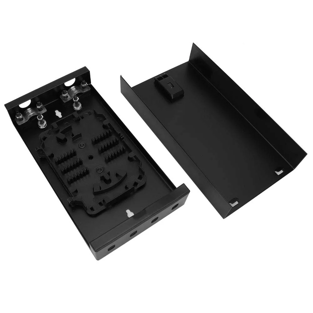 جعبه ترمینال فیبر نوری، نوع رومیزی FTTH، جعبه ترمینال فیبر نوری 4 پورت نوع نصب دیواری برای FTTH سازمانی