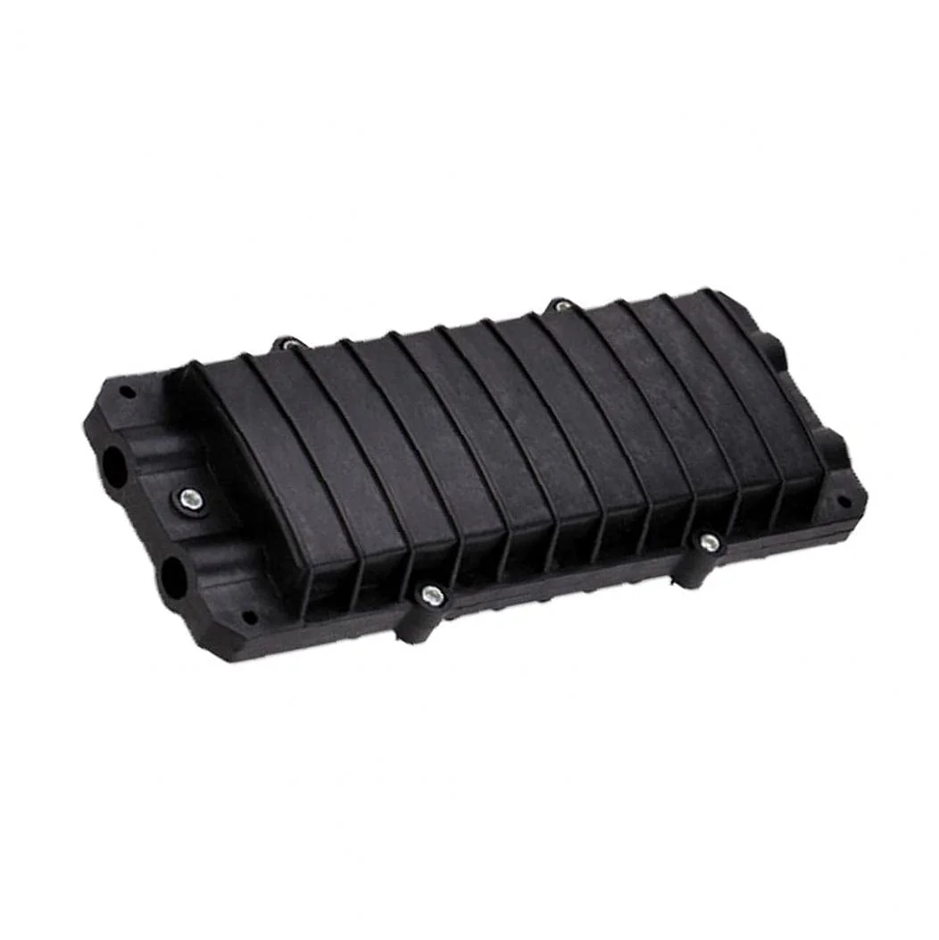 جعبه اتصال کابل نوری، جعبه اتصال فیبر نوری، محفظه اتصال فیبر نوری 2 ورودی 2 خروجی 12 هسته برای داخل و خارج ساختمان