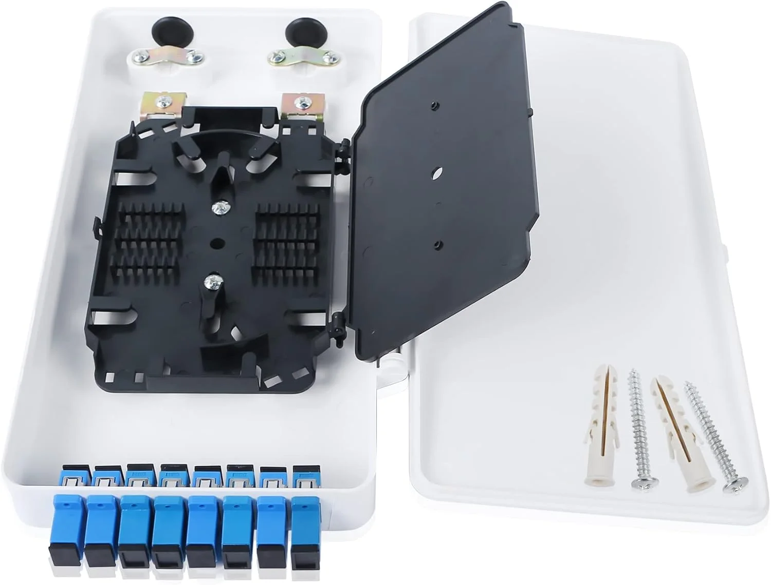 جعبه ترمینال فیبر نوری 8 پورت PNGKNYOCN، جعبه توزیع خاتمه SC برای سیستم ارتباطی، انتقال داده و شبکه محلی