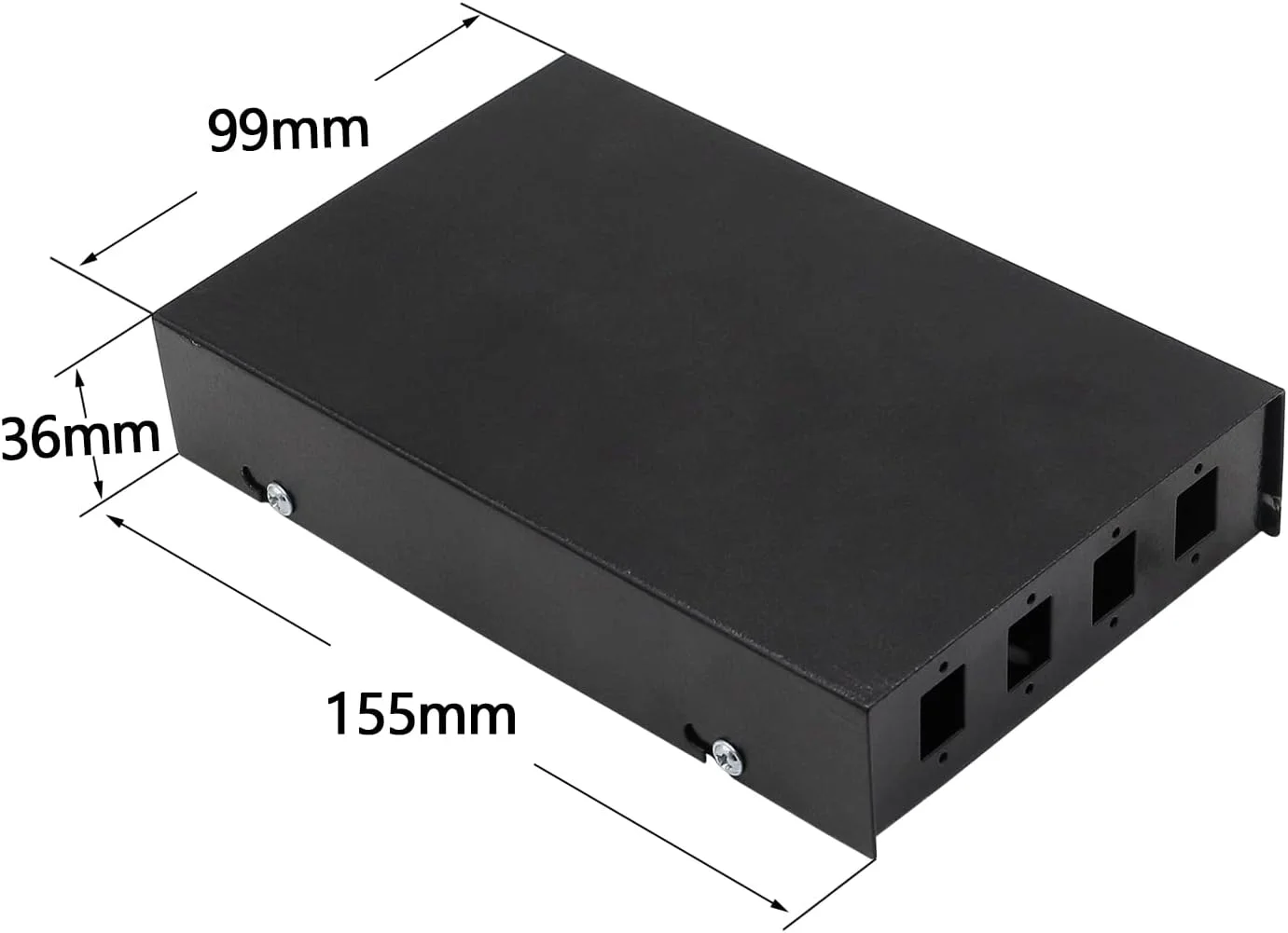 جعبه تقسیم فیبر نوری 4 پورت PNGKNYOCN، جعبه اتصال فیبر نوری جمع و جور و بدون سوراخ