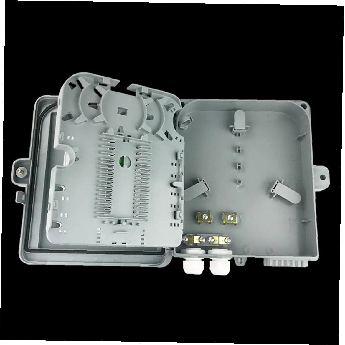 جعبه ترمینال فیبر نوری 12 هسته ای، جعبه توزیع کابل، محفظه محافظت از کابل، ابزار و لوازم کابل برق