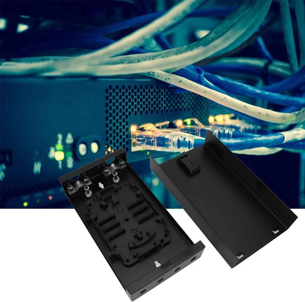 جعبه ترمینال فیبر نوری، جعبه اتصال فیبر نوری 4 هسته ای FC/ST با 4 پورت گرد برای خاتمه دادن به پیگتیل در فضای باز