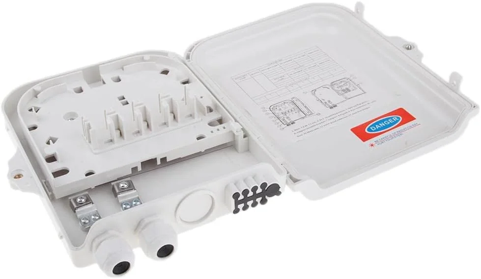 جعبه تقسیم فیبر نوری FTTH با قابلیت اتصال 8 هسته و تقسیم کننده نوری