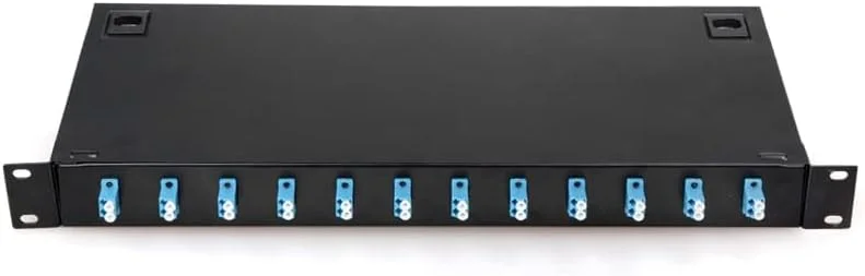 جعبه تقسیم فیبر نوری 12 پورت ZOGUO SC FC LC Pigtail ODF 1U جعبه ترمینال فیبر نوری (رنگ: 24 CORE LC UPC SM)