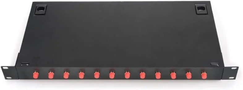 جعبه تقسیم فیبر نوری ۱۲ پورت ZOGUO SC FC LC Pigtail ODF 1U جعبه ترمینال فیبر نوری (رنگ: ۱۲ پورت LC UPC SM)