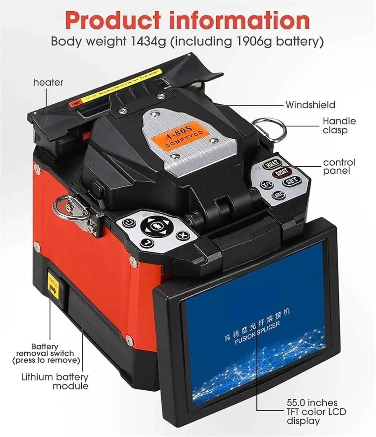 دستگاه فیوژن فیبر نوری هوشمند اتوماتیک FTTH، دستگاه جوش فیبر نوری دستگاه فیوژن فیبر نوری هوشمند اتوماتیک FTTH، دستگاه جوش فیبر نوری