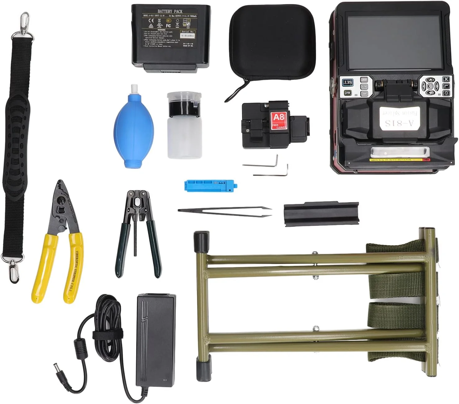 دستگاه فیوژن فیبر نوری، کاربری آسان، بدنه ABS هوشمند برای صنعت