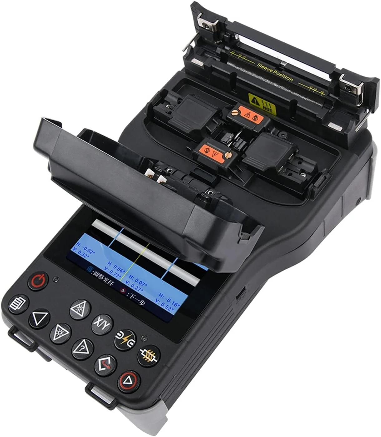 دستگاه جوش فیوژن فیبر نوری FTTH مدل EX35، دستگاه جوش فیبر نوری دستی و اقتصادی با تلفات 0.01dB، کاربری آسان و نگهداری راحت