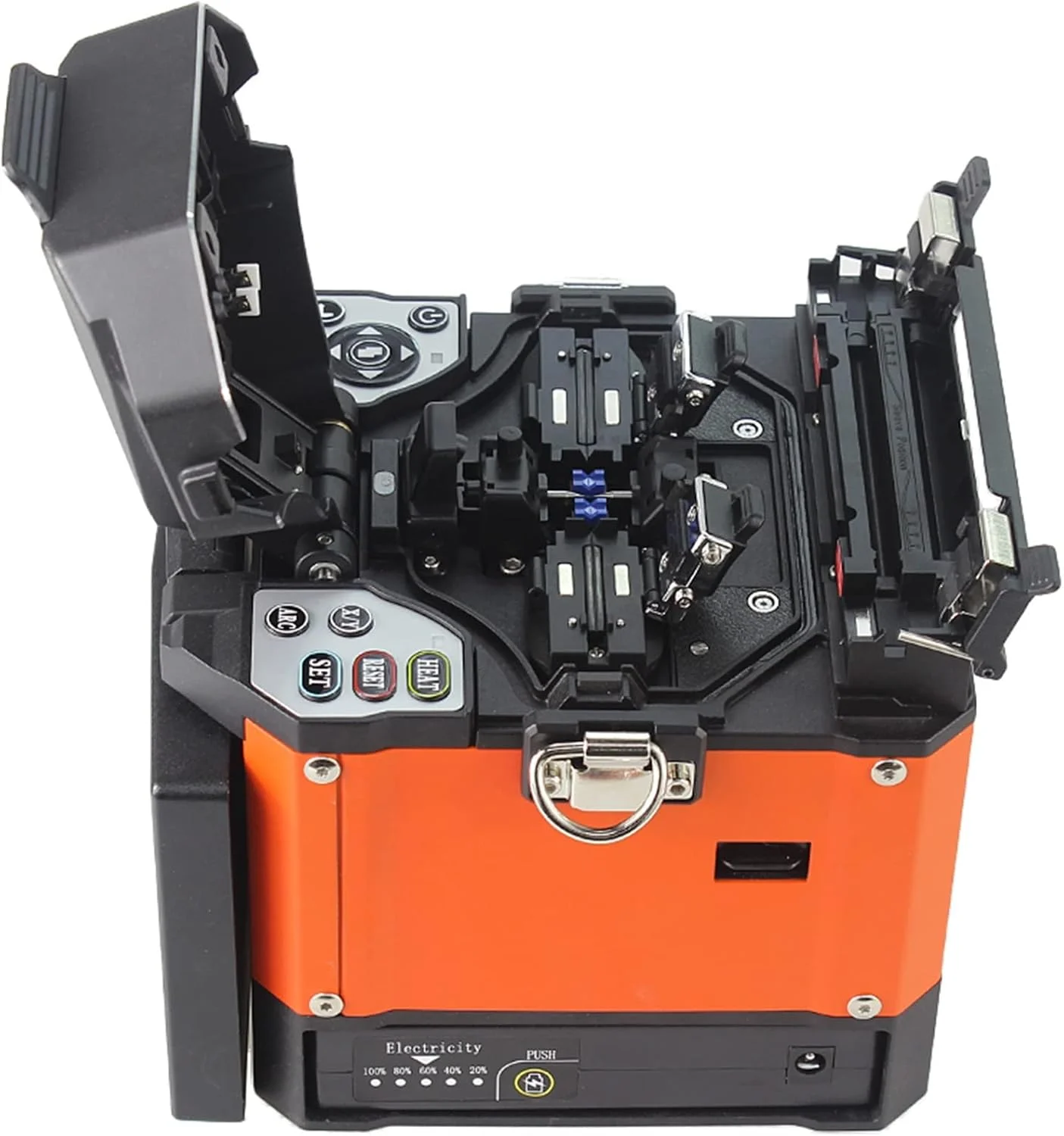 دستگاه فیوژن فیبر نوری هوشمند FBITE مدل A-80S نارنجی، دستگاه فیوژن اتوماتیک، دستگاه جوش فیبر نوری دستگاه فیوژن فیبر نوری هوشمند FBITE مدل A-80S نارنجی، دستگاه فیوژن اتوماتیک، دستگاه جوش فیبر نوری