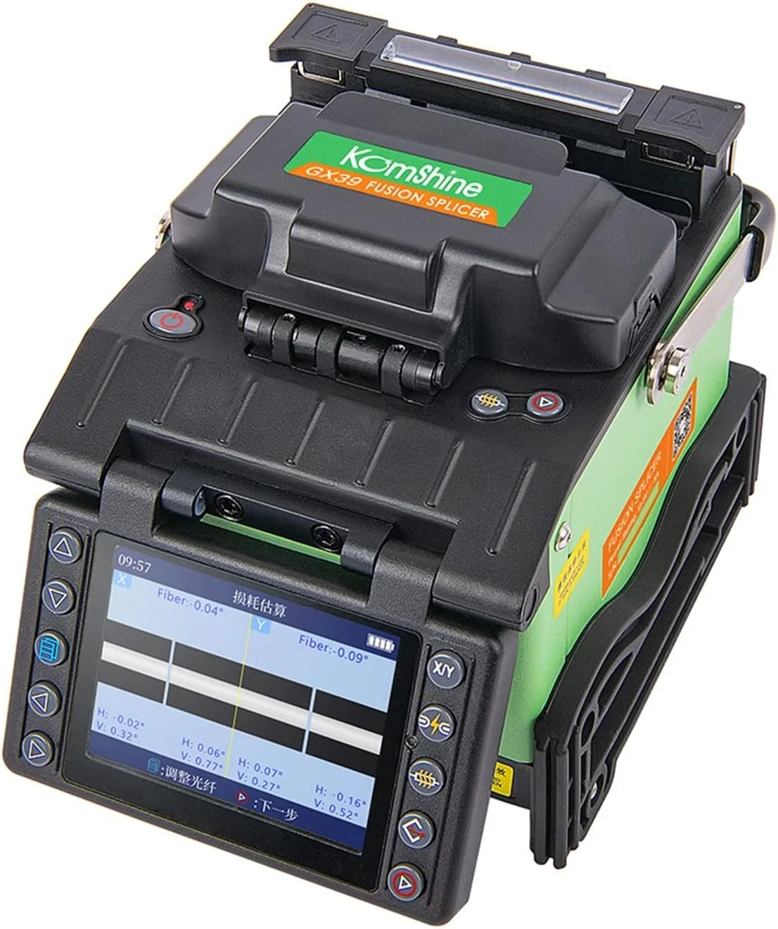 دستگاه فیوژن فیبر نوری FTTH مدل GX39، جوشکار فیبر با کاربری آسان و نگهداری ساده