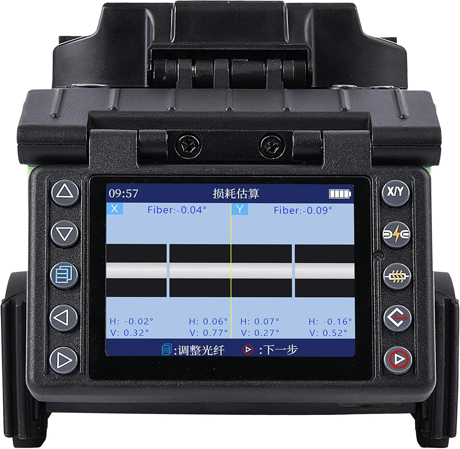 دستگاه فیوژن فیبر نوری FTTH مدل GX39، جوشکار فیبر با کاربری آسان و نگهداری ساده
