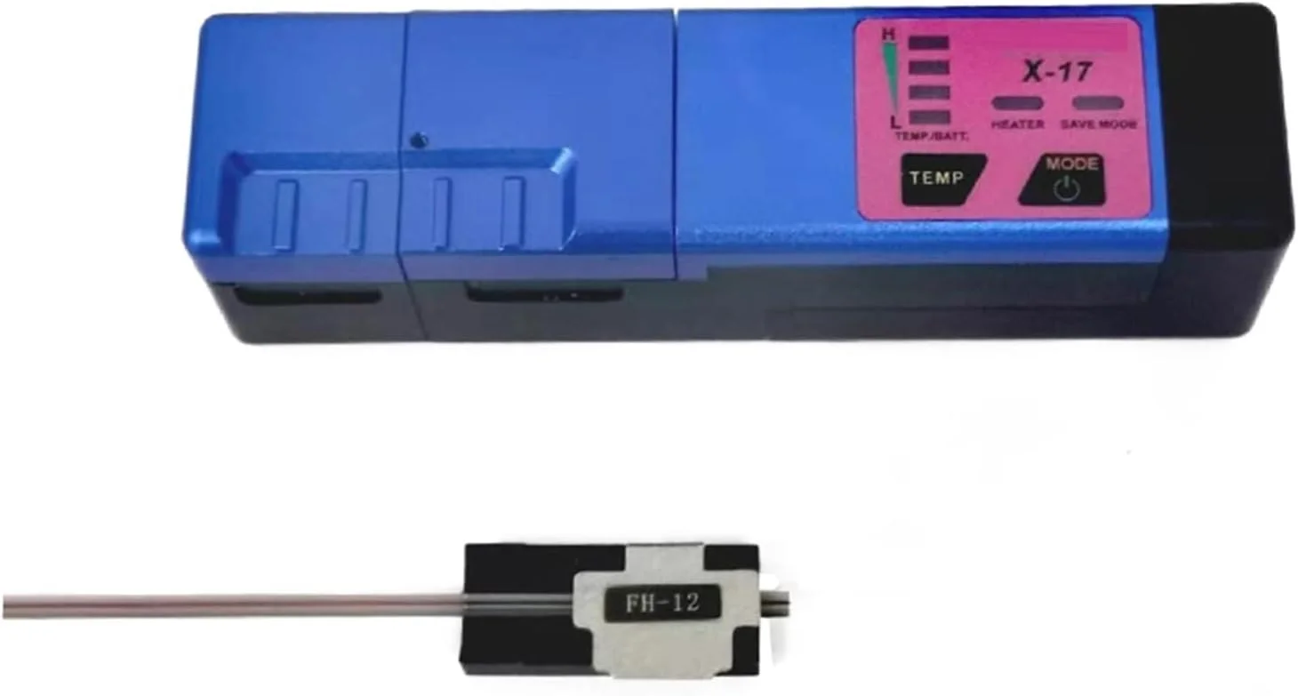 تستر فیبر نوری GHQERTY، دستگاه اتصال فیوژن فیبر نوری روبانی 2 تا 12 هسته، گرمکن سریع و استریپر حرارتی برای فیبرهای تک هسته ای و چند هسته ای