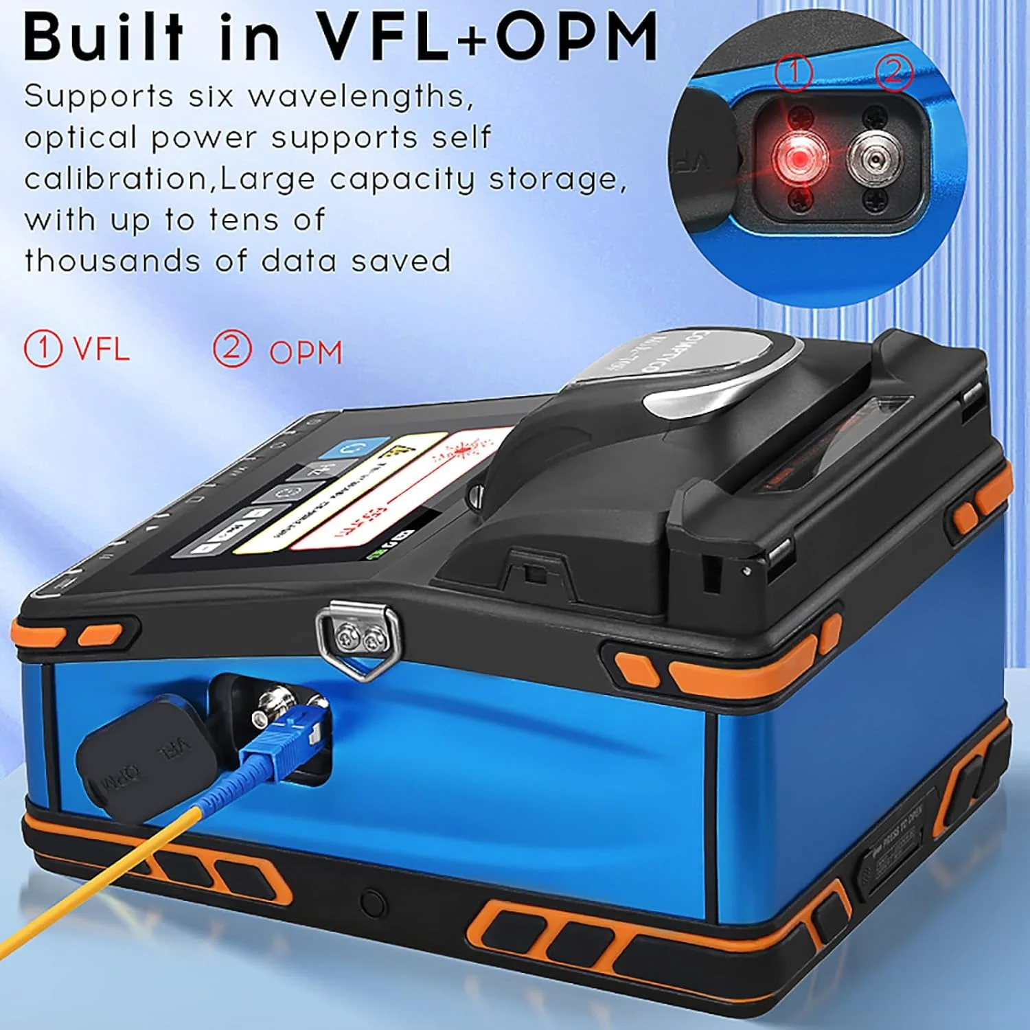 دستگاه فیوژن فیبر نوری - نگهدارنده/پشتیبانی 3 در 1 Opm Vfl / اتصال 8 ثانیه / گرمایش 18 ثانیه / صفحه لمسی 5.5 اینچی، دستگاه فیوژن فیبر نوری - به همراه دستگاه برش فیبر نوری دستگاه فیوژن فیبر نوری - نگهدارنده/پشتیبانی 3 در 1 Opm Vfl / اتصال 8 ثانیه / گرمایش 18 ثانیه / صفحه لمسی 5.5 اینچی، دستگاه فیوژن فیبر نوری - به همراه دستگاه برش فیبر نوری