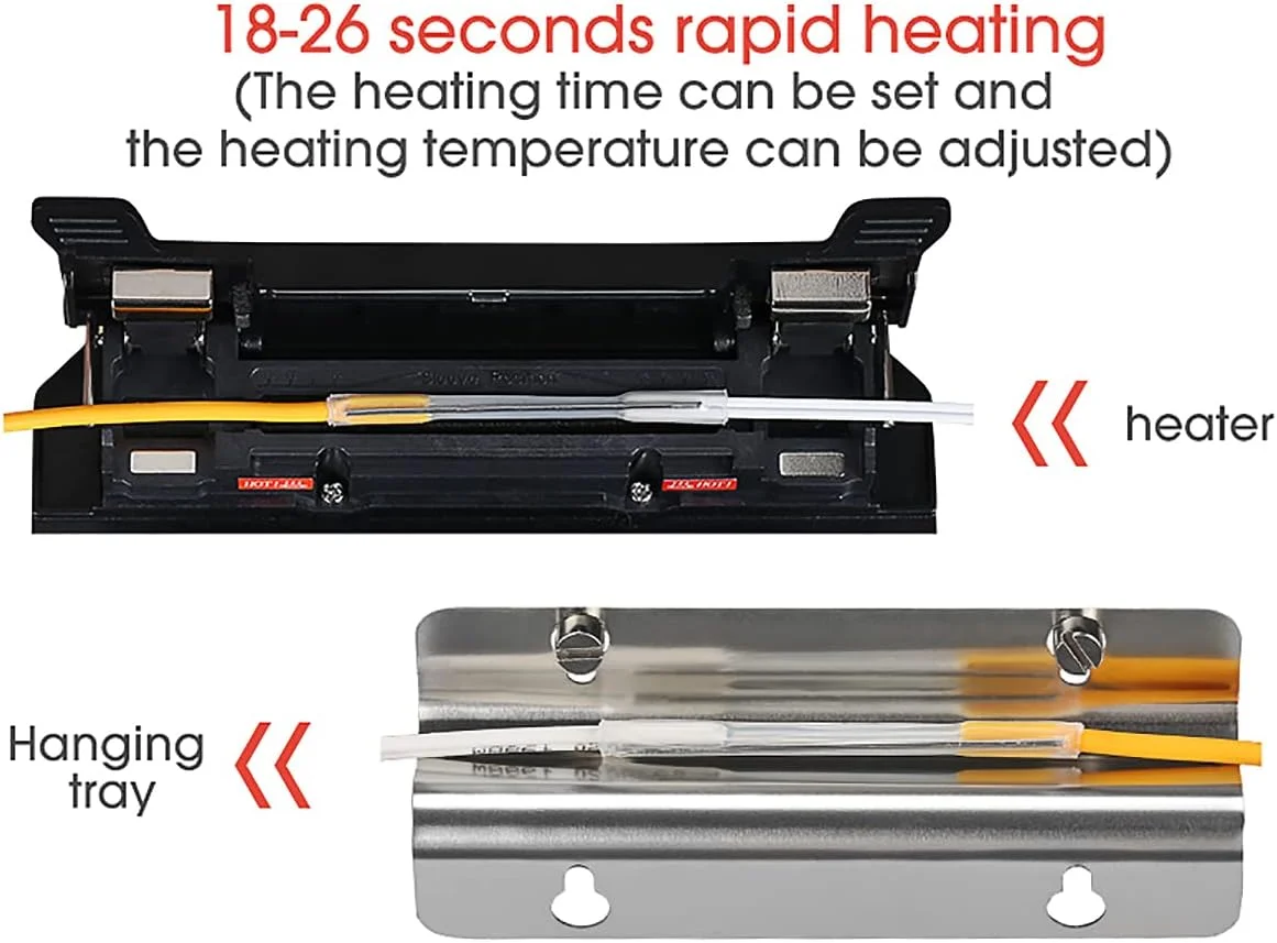 دستگاه فیوژن فیبر نوری FS-60A با دقت بالا، دارای صفحه نمایش رنگی 5.0 اینچی TFT، دو زبانه اتوماتیک، دستگاه هوشمند فیوژن فیبر نوری FTTH