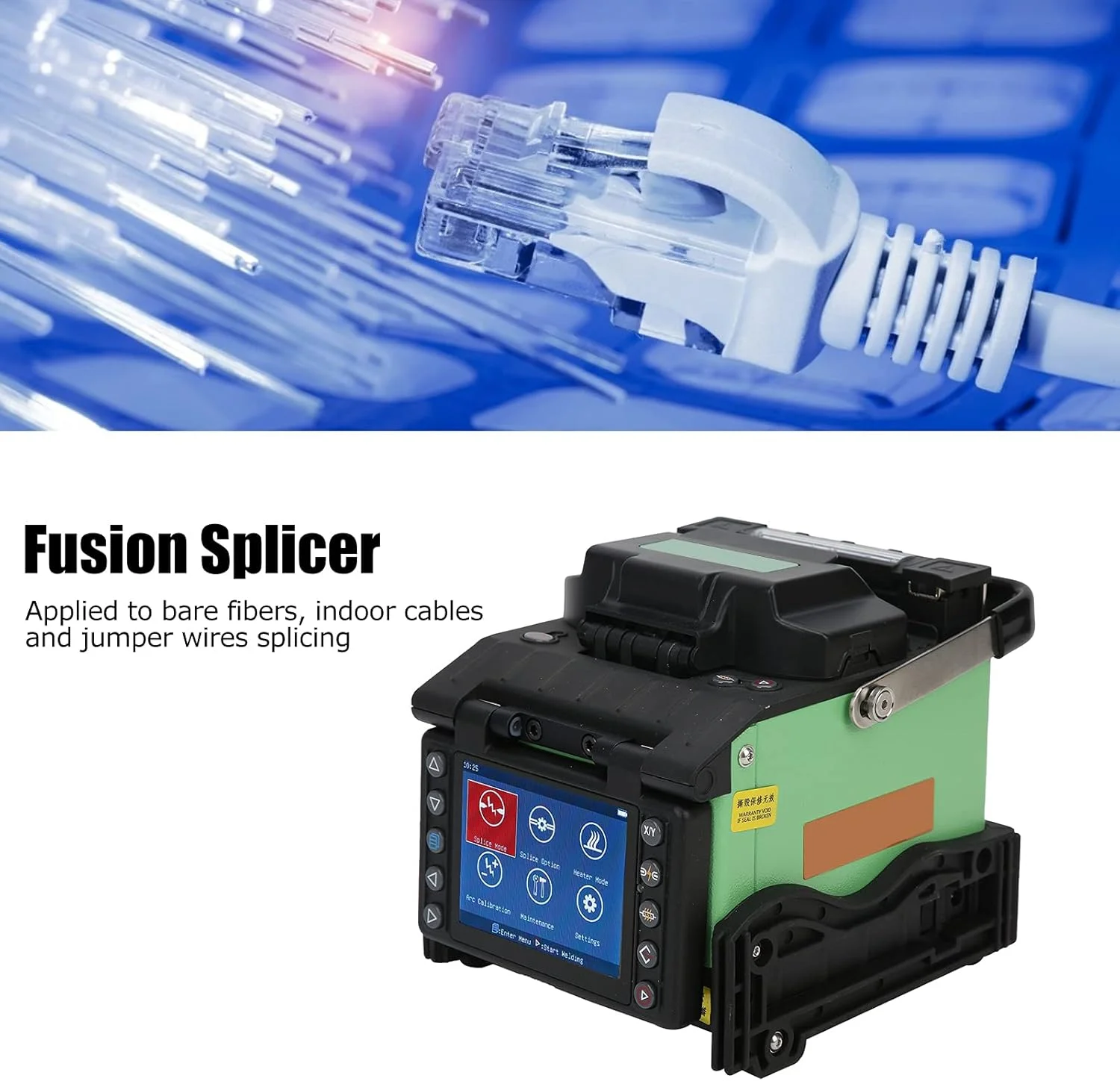 دستگاه فیوژن فیبر نوری با دقت بالا برای SM دستگاه فیوژن فیبر نوری با دقت بالا برای SM