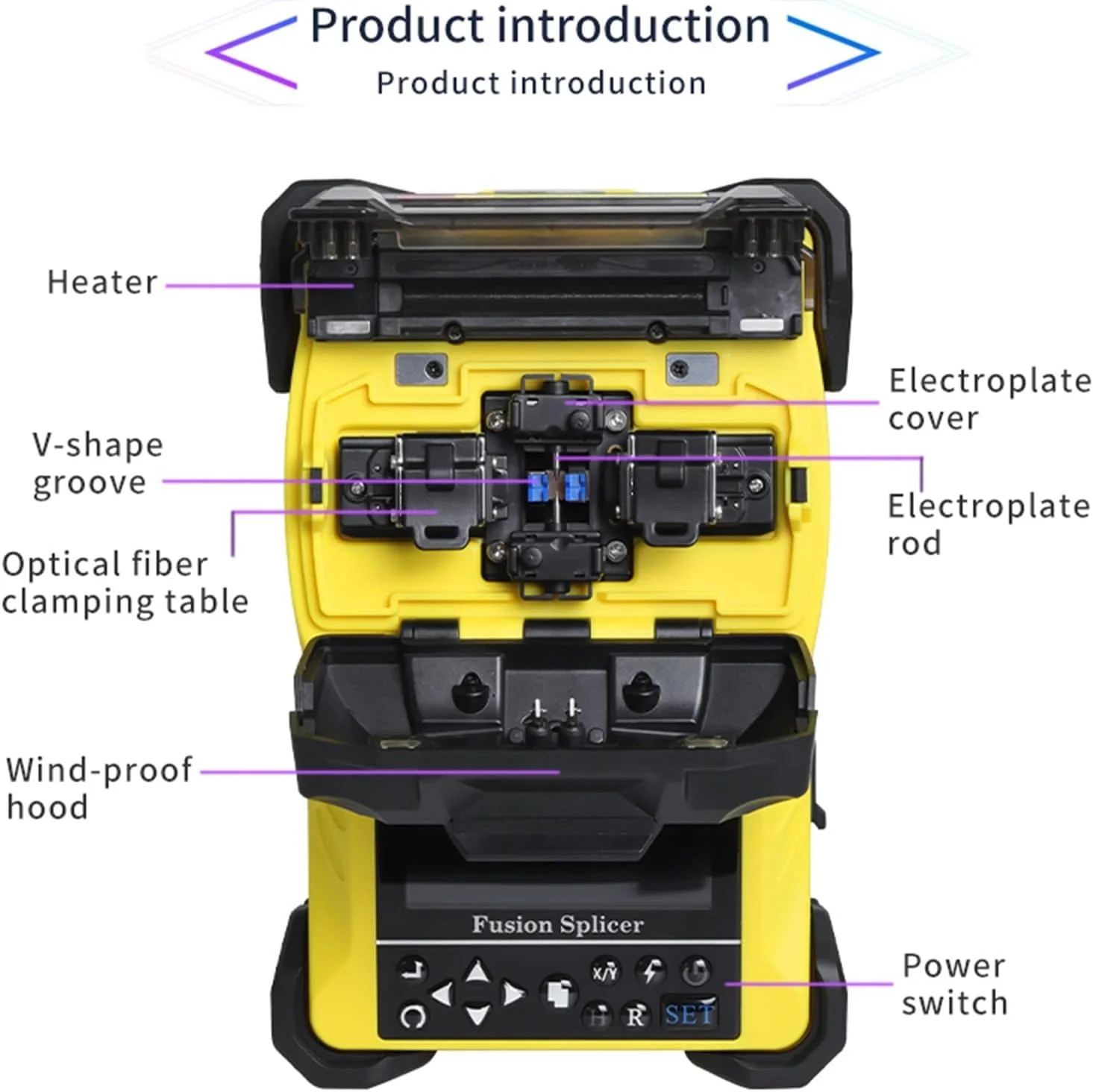دستگاه فیوژن فیبر نوری JDOSHIS Fusion Splicer مدل A-87S، ابزار جوش فیبر دستگاه فیوژن فیبر نوری JDOSHIS Fusion Splicer مدل A-87S، ابزار جوش فیبر