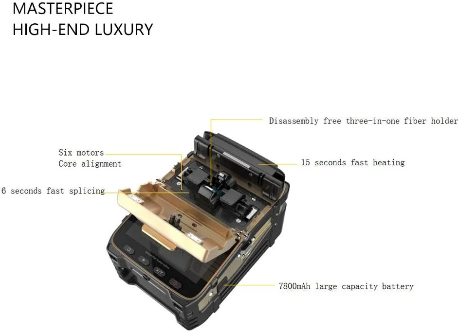 دستگاه فیوژن فیبر نوری، ست لوازم جانبی ابزار دستگاه جوشکاری فیبر نوری اتوماتیک دستگاه فیوژن فیبر نوری، ست لوازم جانبی ابزار دستگاه جوشکاری فیبر نوری اتوماتیک