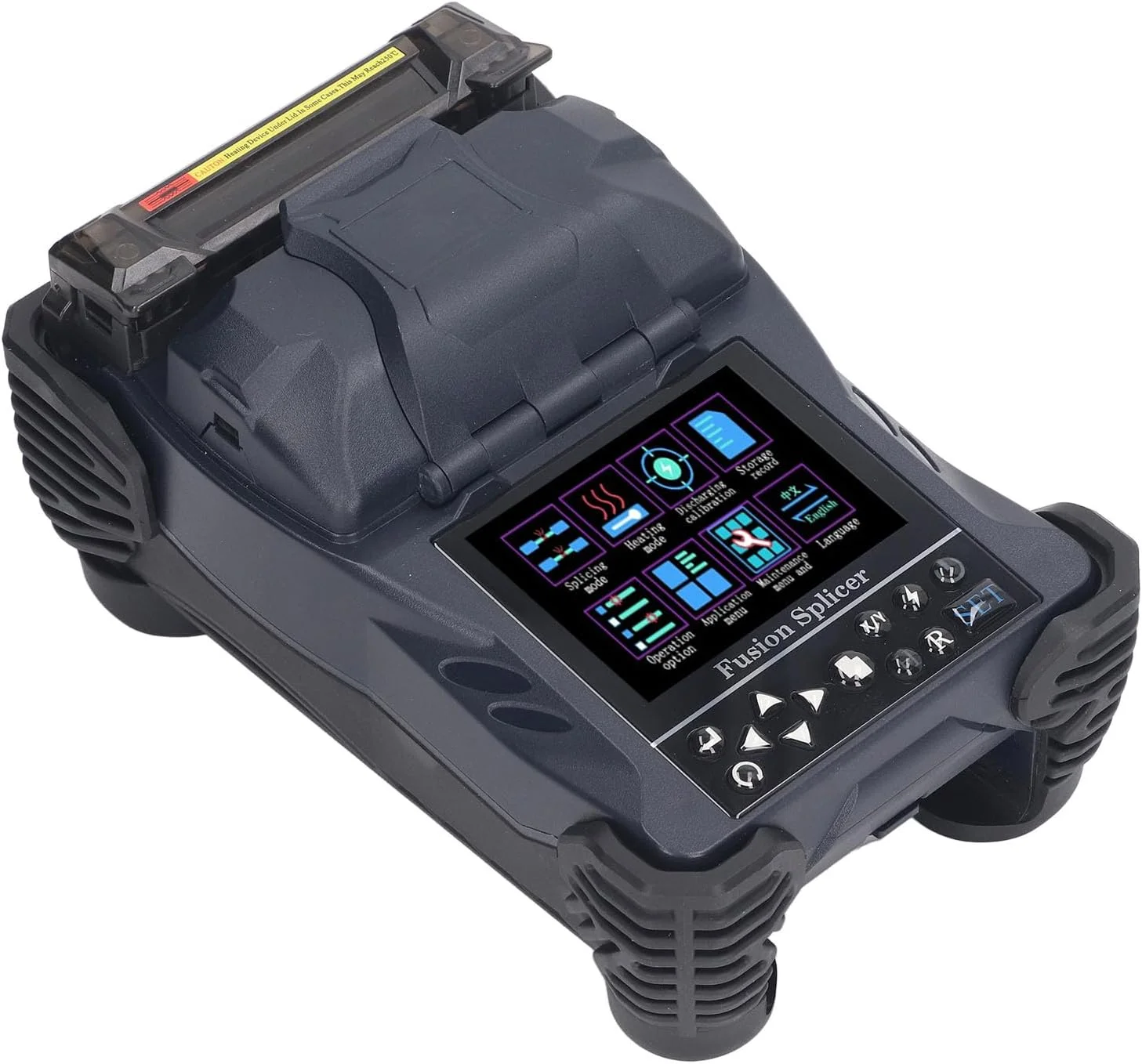 دستگاه فیوژن فیبر نوری A-15F با صفحه نمایش LCD رنگی با بزرگنمایی 400X و حالت های متعدد برای اتصال سریع (دوشاخه UK)