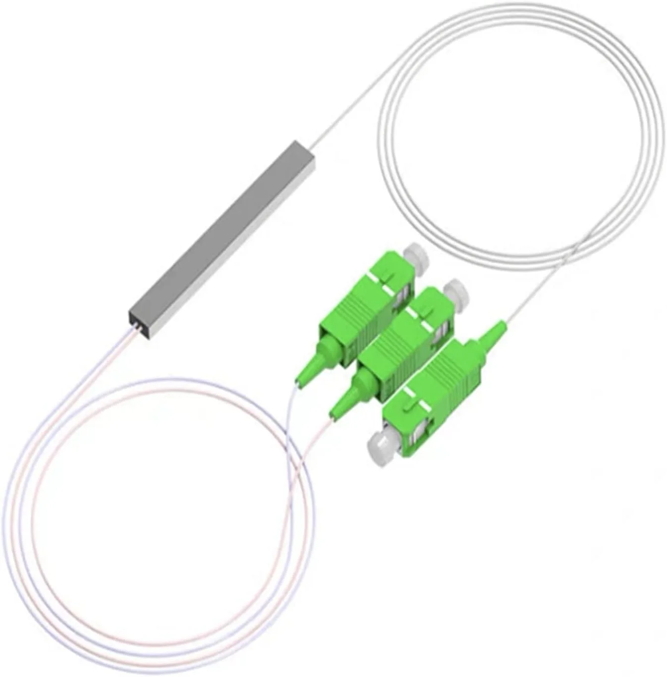 دستگاه فیوژن فیبر نوری STUFY به همراه 10 عدد اسپلیتر فیبر نوری بیرونی 1x8 APC/UPC اسپلیتر نوری Plc برای دستگاه جوش فیبر FTTH FTTx SC FC LC