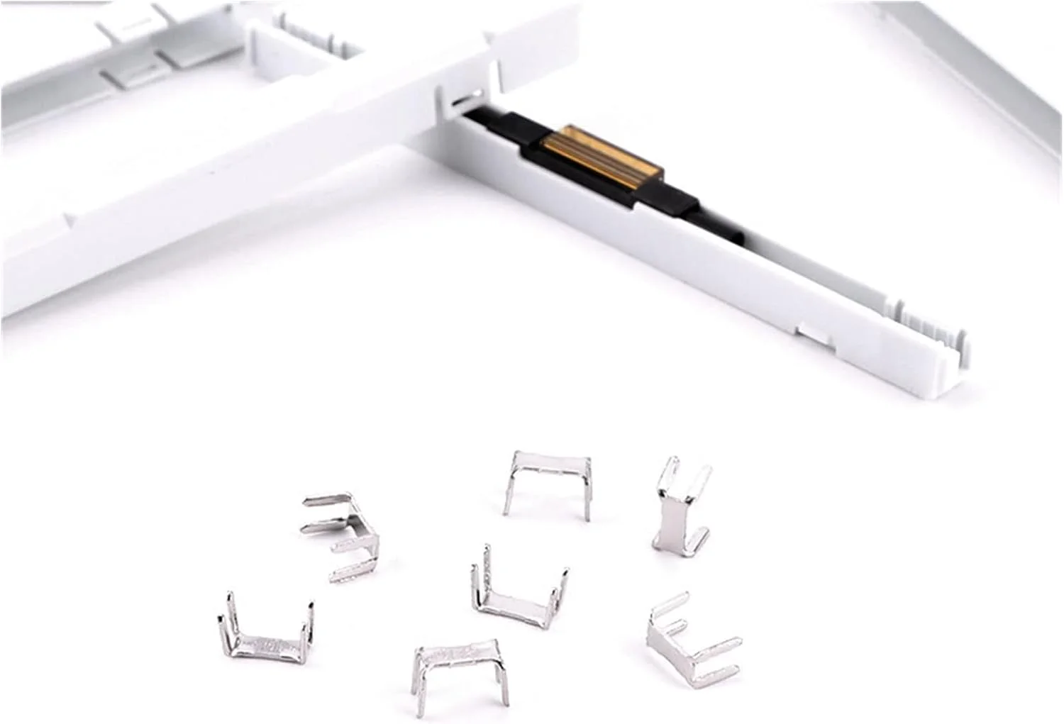 اتصال فیوژن STUFY مدل L925BP، کابل دراپ FTTH، اتصال مکانیکی فیبر نوری، اتصال سریع فیبر نوری، اتصال سرد برای آداپتور SC، دستگاه جوش فیبر (رنگ: 50 عدد)