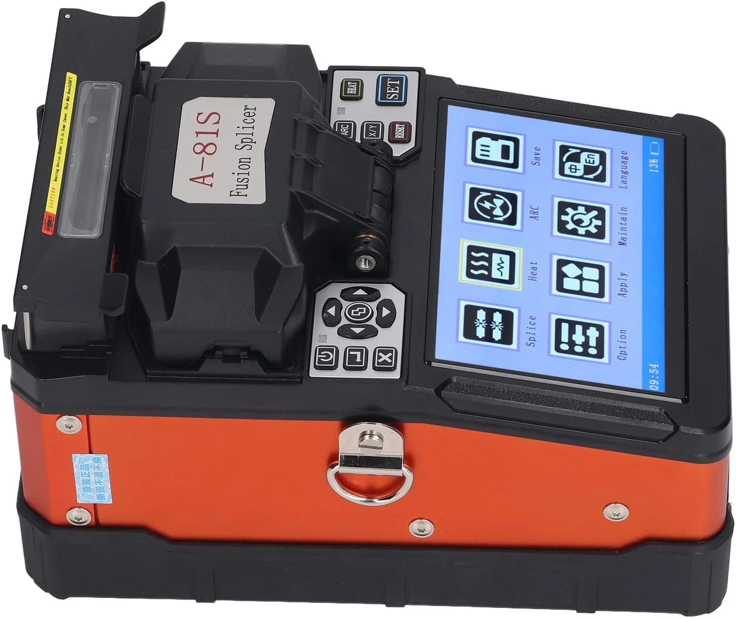 دستگاه اتصال فیبر نوری TUORE، دستگاه فیوژن فیبر نوری 100-240 ولت با دقت بالا و قابل حمل برای صنعت (دوشاخه UK)