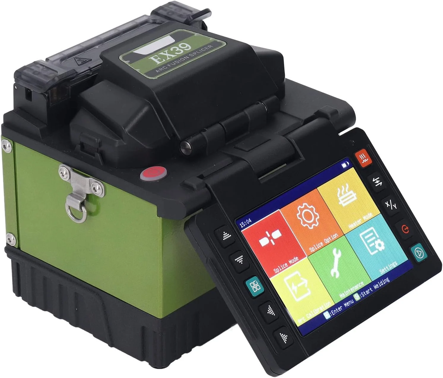 دستگاه فیوژن فیبر نوری، دستگاه جوشکاری نوری تمام اتوماتیک با بزرگنمایی 320X چند منظوره با راندمان بالا برای پروژه‌های برق