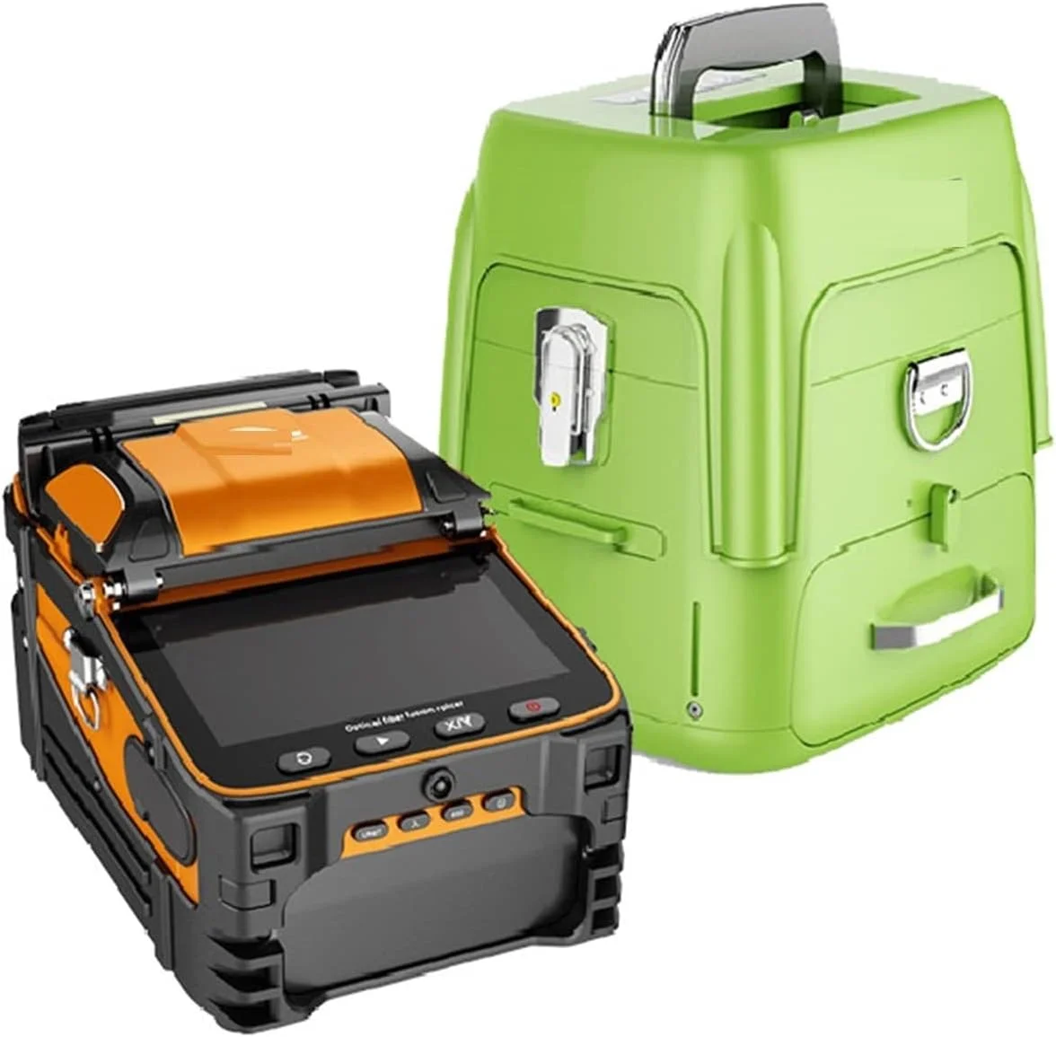 دستگاه فیوژن فیبر نوری XELDEC مدل AI-9، دستگاه اتصال فیبر نوری چند زبانه اتوماتیک