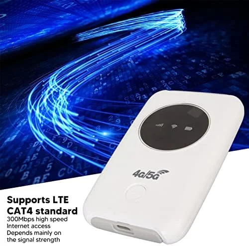 مودم وای فای همراه ایرشی، روتر وای فای قابل حمل 4G LTE، دارای باتری 3200MAh و درگاه سیم کارت، سرعت دانلود تا 300 مگابیت بر ثانیه و اتصال تا 10 دستگاه وای فای