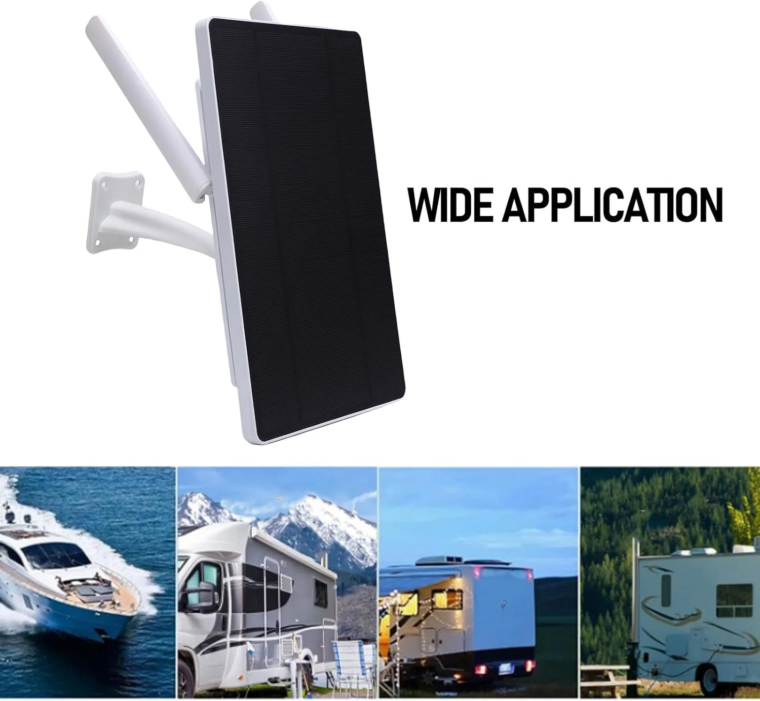 مودم روتر خورشیدی 10 واتی ASHATA، مودم روتر 4G LTE فضای باز با اسلات سیم کارت، ضد آب IP66، باتری 15000 میلی آمپر ساعتی، تا 8 دستگاه، برای کمپینگ، دوربین RV (US)