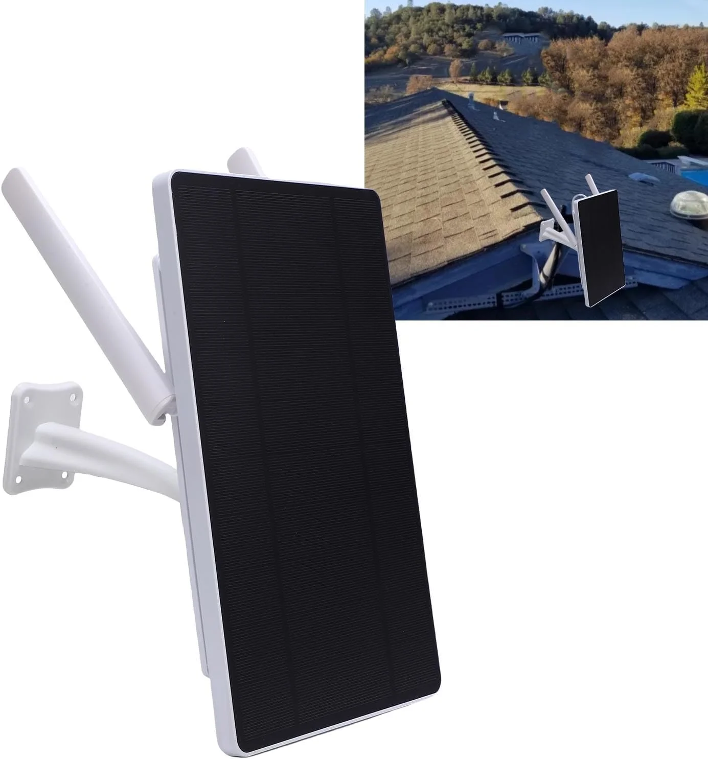 مودم روتر خورشیدی 10 واتی ASHATA، مودم روتر 4G LTE فضای باز با اسلات سیم کارت، ضد آب IP66، باتری 15000 میلی آمپر ساعتی، تا 8 دستگاه، برای کمپینگ، دوربین RV (نسخه اروپایی (B1/3/7/8/20/28A/40))