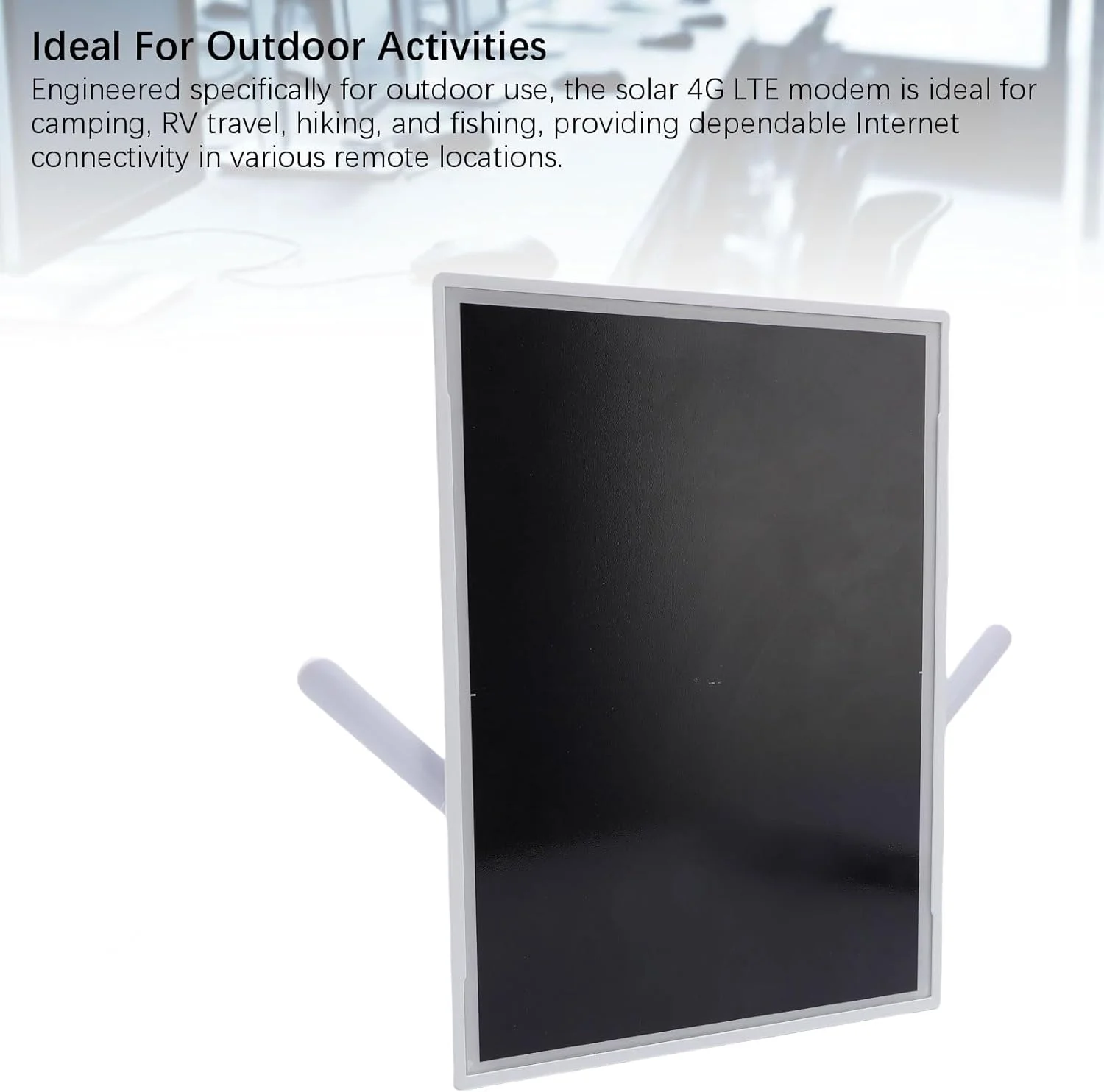 مودم روتر خورشیدی 4G LTE Bewinner، برد وای فای 50 متری، پنل خورشیدی 15 واتی، ضد آب IP66، توسعه دهنده وای فای خورشیدی بیرونی با اسلات سیم کارت برای کمپرها، کلبه های تعطیلات، دوربین ها