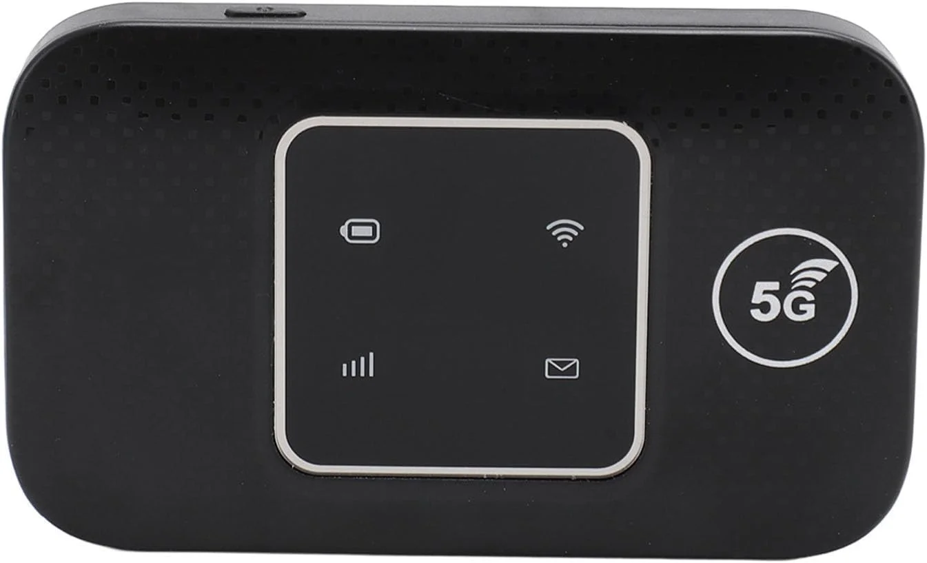 روتر وای فای موبایل 4G با سرعت 150 مگابیت بر ثانیه، پشتیبانی از 10 دستگاه، باتری 3000 میلی آمپر ساعتی، درگاه سیم کارت برای تلفن های همراه و لپ تاپ