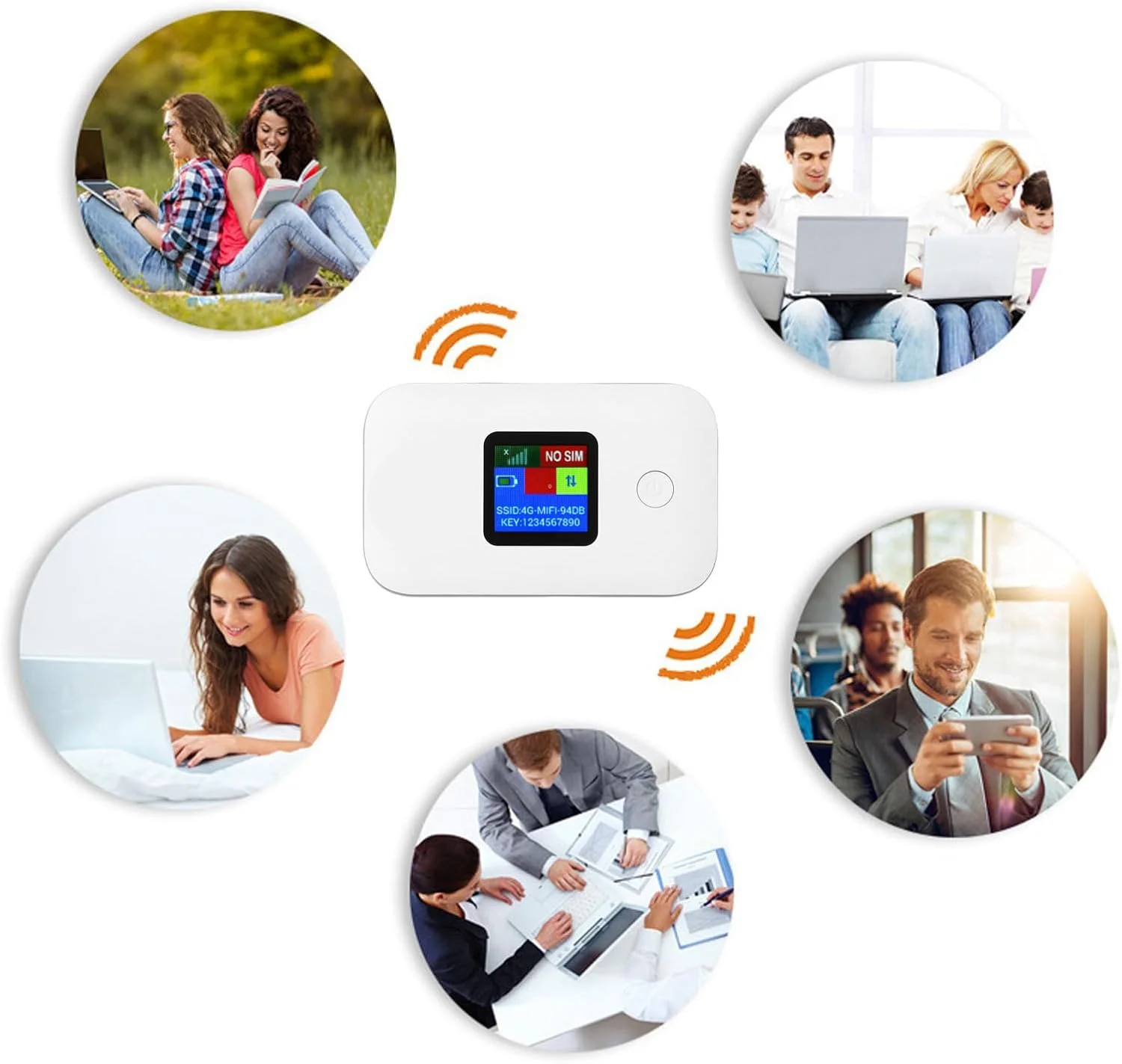 مودم وای فای 4G LTE، روتر مسافرتی قابل حمل 300 مگابیت بر ثانیه با باتری 3000 میلی آمپر ساعتی و اسلات کارت میکرو سیم، روتر قابل حمل برای تلفن های هوشمند، لپ تاپ ها، تبلت ها تا 10 دستگاه مودم وای فای 4G LTE، روتر مسافرتی قابل حمل 300 مگابیت بر ثانیه با باتری 3000 میلی آمپر ساعتی و اسلات کارت میکرو سیم، روتر قابل حمل برای تلفن های هوشمند، لپ تاپ ها، تبلت ها تا 10 دستگاه