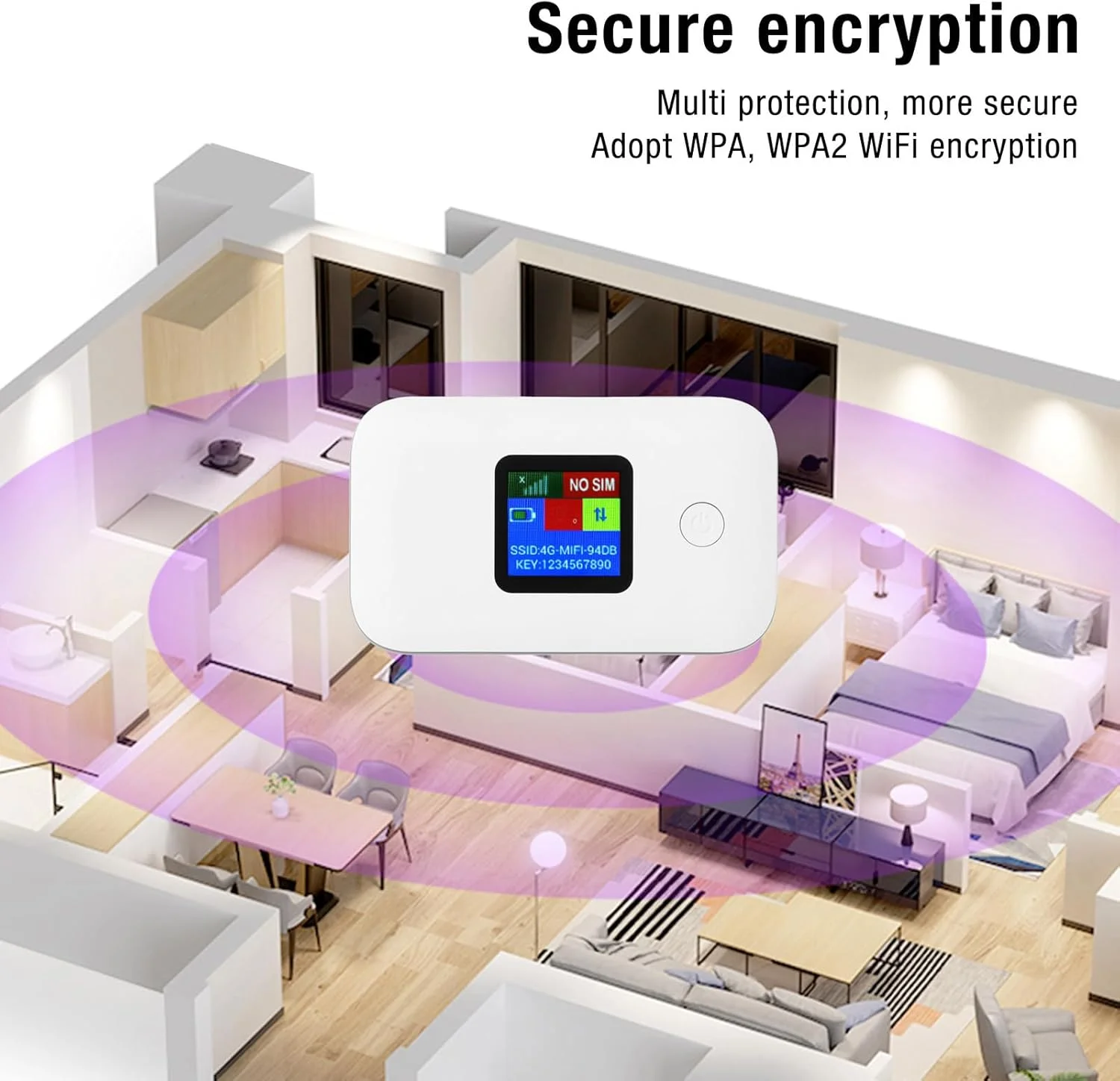 مودم وای فای 4G LTE، روتر مسافرتی قابل حمل 300 مگابیت بر ثانیه با باتری 3000 میلی آمپر ساعتی و اسلات کارت میکرو سیم، روتر قابل حمل برای تلفن های هوشمند، لپ تاپ ها، تبلت ها تا 10 دستگاه مودم وای فای 4G LTE، روتر مسافرتی قابل حمل 300 مگابیت بر ثانیه با باتری 3000 میلی آمپر ساعتی و اسلات کارت میکرو سیم، روتر قابل حمل برای تلفن های هوشمند، لپ تاپ ها، تبلت ها تا 10 دستگاه