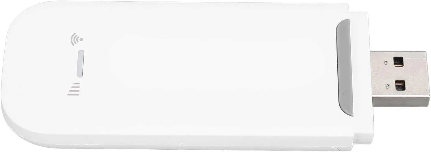 روتر وای فای قابل حمل USB 4G LTE، قطعات USB تا 10 دستگاه WLAN با وای فای پایدار 4G قابل حمل برای تبلت ها (سفید)