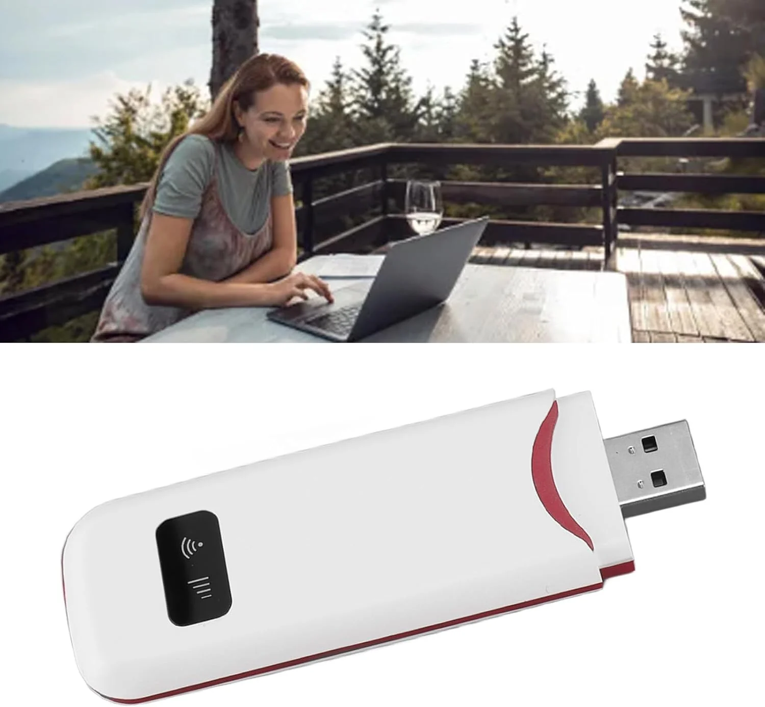 مودم وای فای USB قابل حمل 4G LTE Haofy با سرعت بالا برای اشتراک اینترنت تا 10 دستگاه، دارای اسلات سیم کارت برای ماشین ها، تلفن های همراه، تبلت ها و کامپیوترها مودم وای فای USB قابل حمل 4G LTE Haofy با سرعت بالا برای اشتراک اینترنت تا 10 دستگاه، دارای اسلات سیم کارت برای ماشین ها، تلفن های همراه، تبلت ها و کامپیوترها