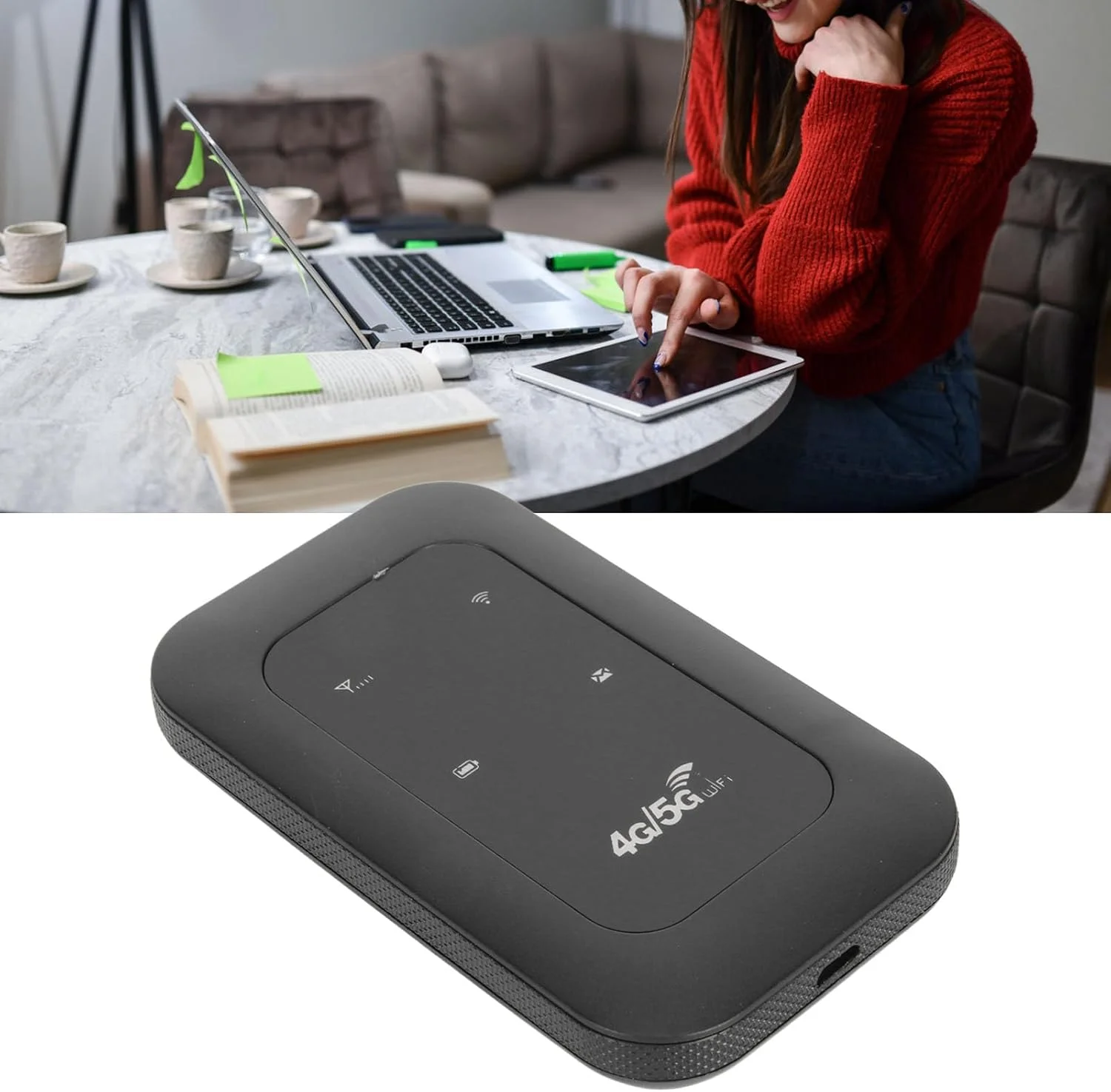 مودم همراه 4G LTE، روتر جیبی پرسرعت 150 مگابیت بر ثانیه با اسلات سیم کارت، اشتراک گذاری تا 10 کاربر برای سفر اداری (فقط برای استفاده در آسیا، آسیای جنوب شرقی، آفریقا، خاورمیانه)