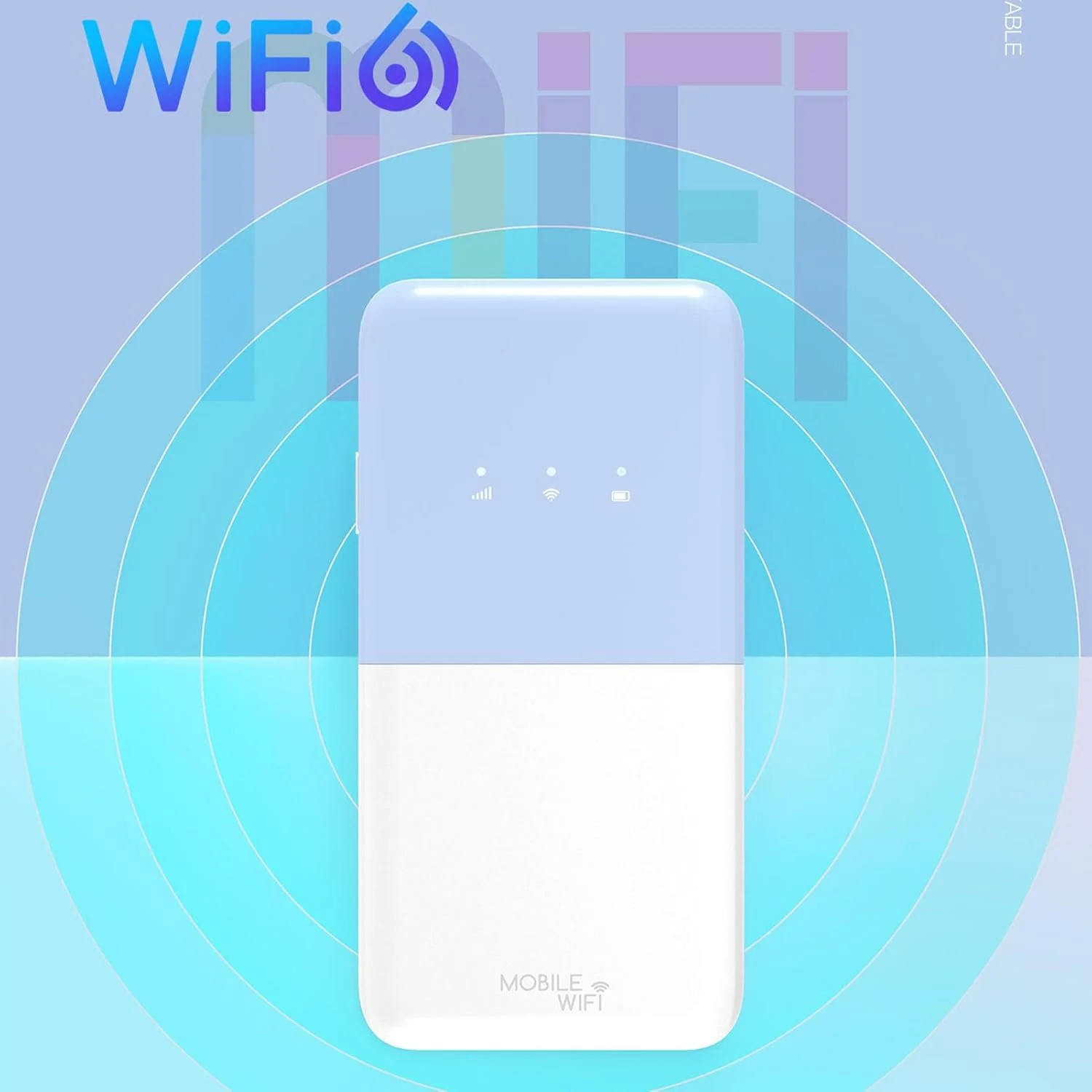 روتر Luocute، روتر وای فای موبایل 4G LTE با سرعت 300 مگابیت بر ثانیه، سیگنال قوی و دو سیم کارت، پشتیبانی از 10 دستگاه، عمر باتری 10 ساعته، فناوری MIMO برای سفر، تحصیل، کار، بازی (سفید خاکستری)