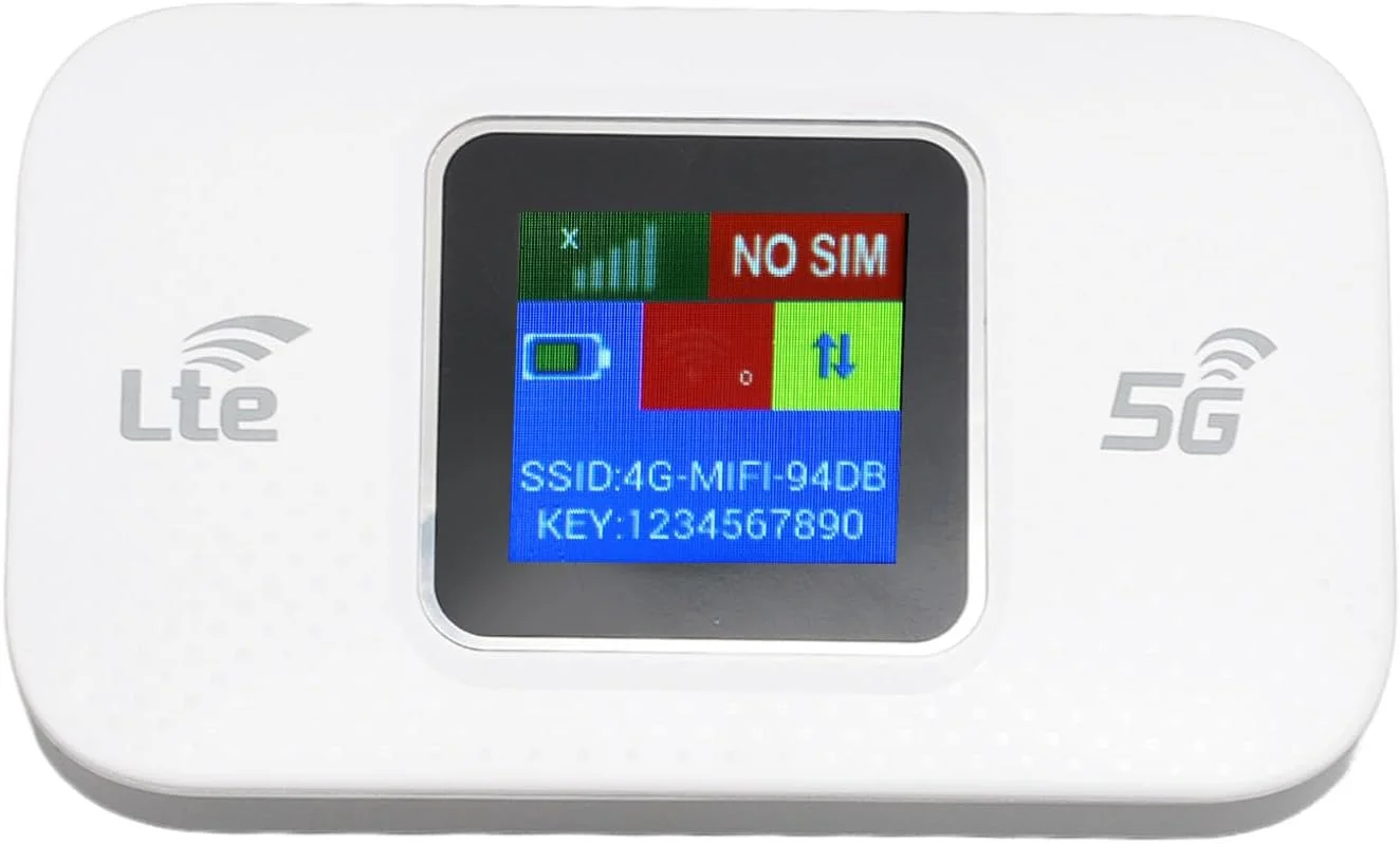 مودم وای فای 4G LTE Marhynchus حرفه ای 300 مگابیت در ثانیه، هات اسپات مسافرتی قابل حمل با سرعت بالا برای لپ تاپ، باتری 3000 میلی آمپر ساعتی
