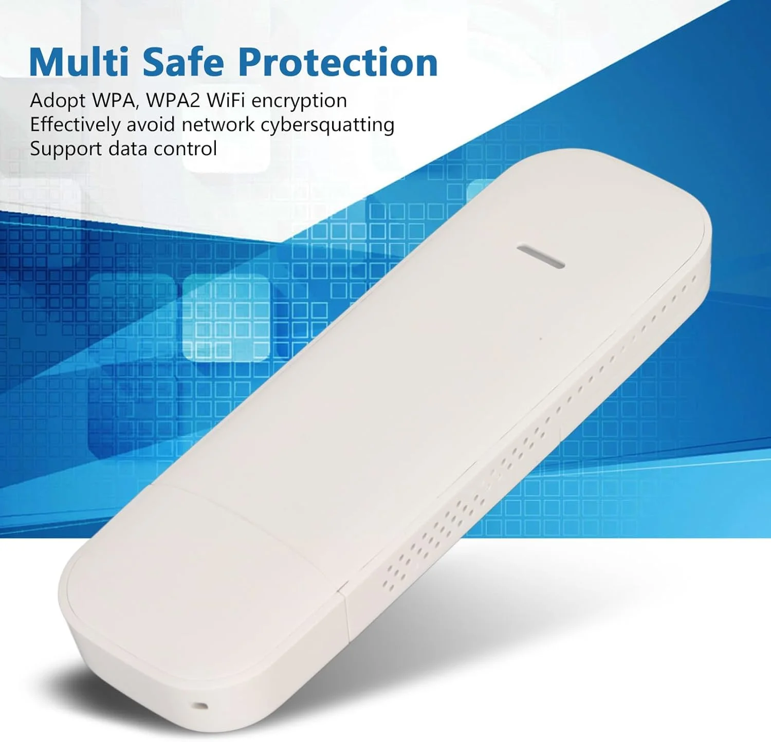 مودم وای فای همراه USB پرسرعت 4G LTE با اسلات کارت Micro SIM، اتصال آسان، ایمن و مطمئن، مناسب برای اروپا، آسیا، آفریقا و خاورمیانه