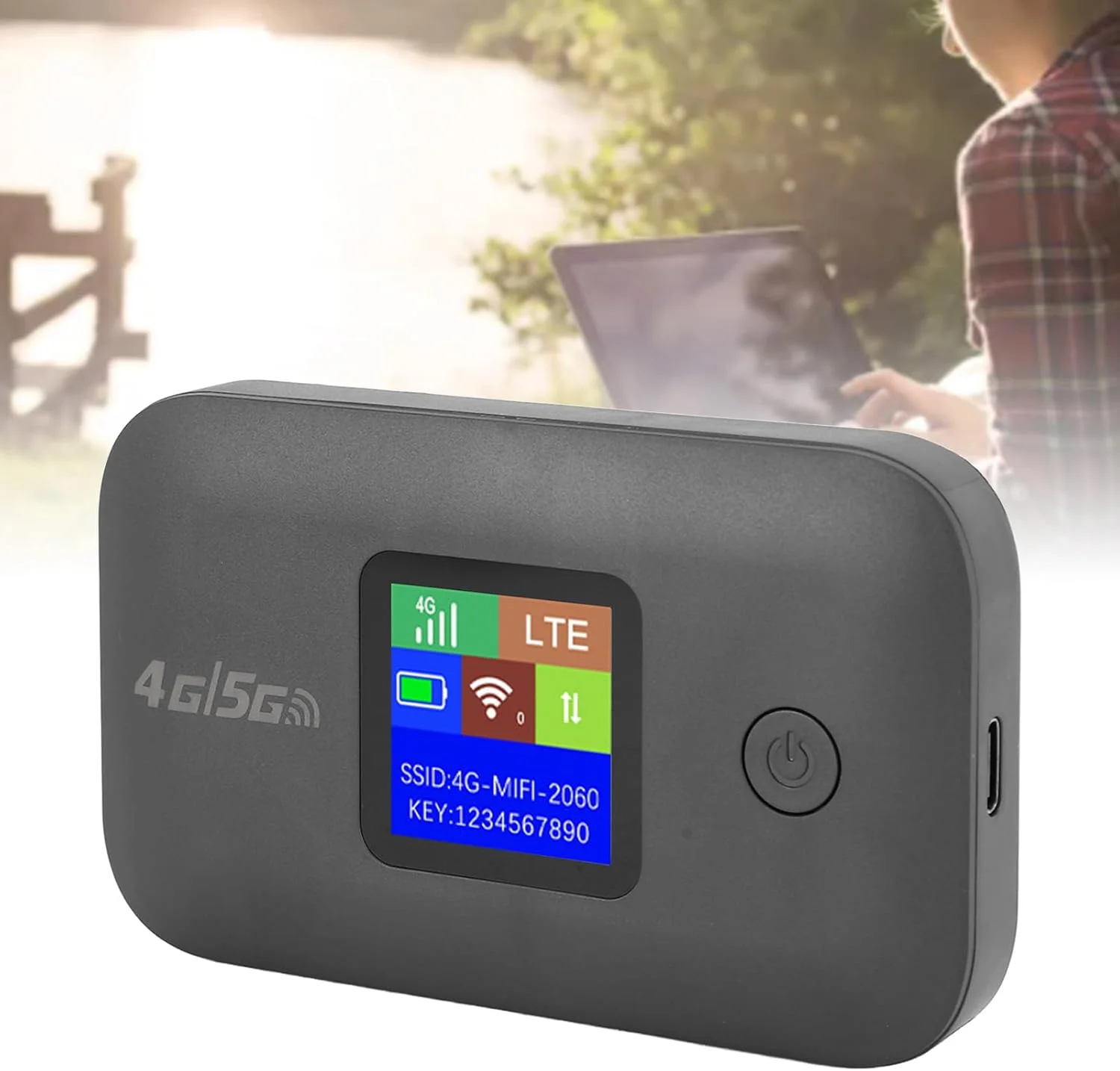 مودم همراه 4G LTE وای فای سوراندی، روتر مسافرتی قابل حمل پرسرعت 150 مگابیت بر ثانیه، درگاه سیم کارت، دستگاه 3000 میلی آمپری، اتصال تا 10 دستگاه، ایده آل برای مسافرت، خانه، کار (نسخه اروپایی) مودم همراه 4G LTE وای فای سوراندی، روتر مسافرتی قابل حمل پرسرعت 150 مگابیت بر ثانیه، درگاه سیم کارت، دستگاه 3000 میلی آمپری، اتصال تا 10 دستگاه، ایده آل برای مسافرت، خانه، کار (نسخه اروپایی)